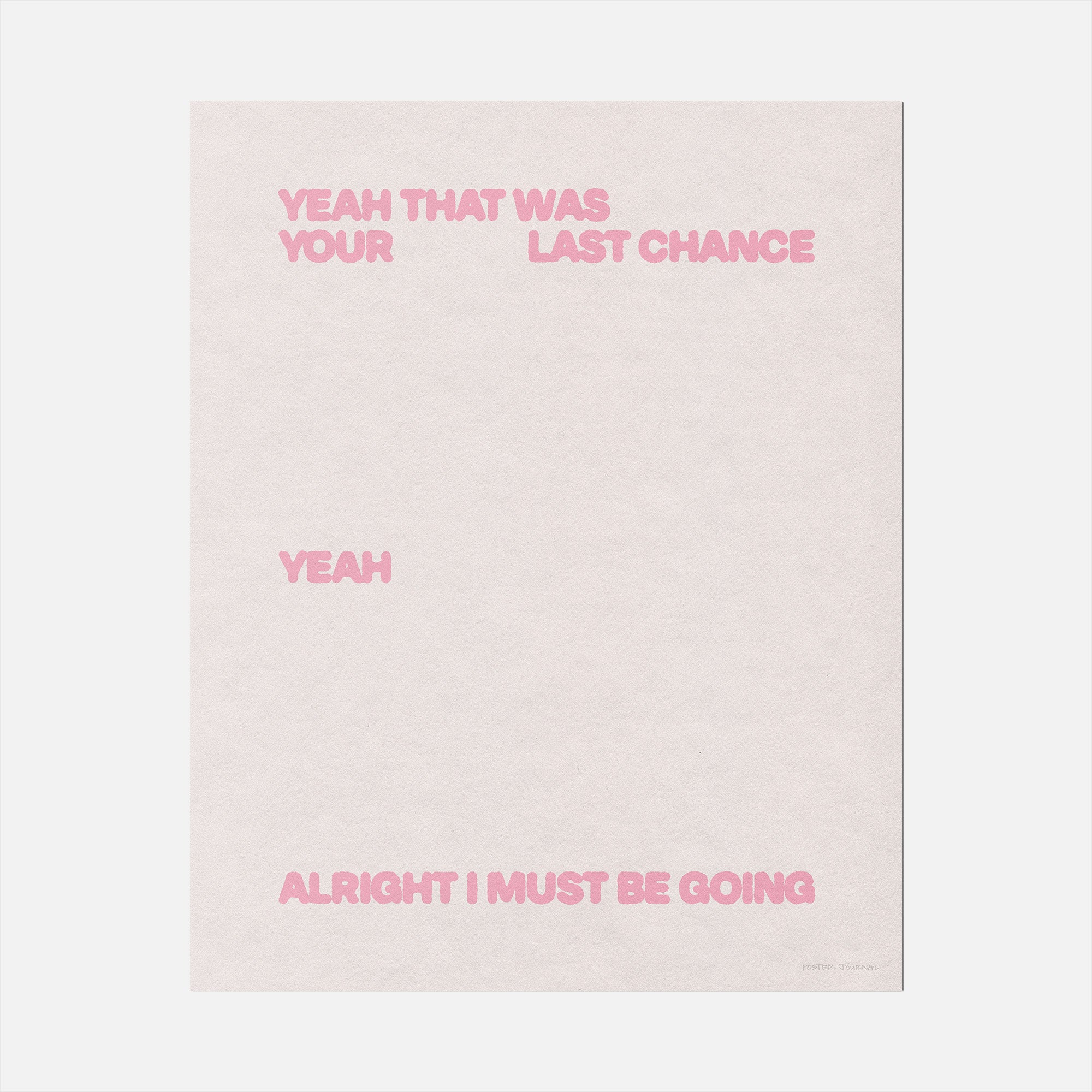 CHANCE PRINT