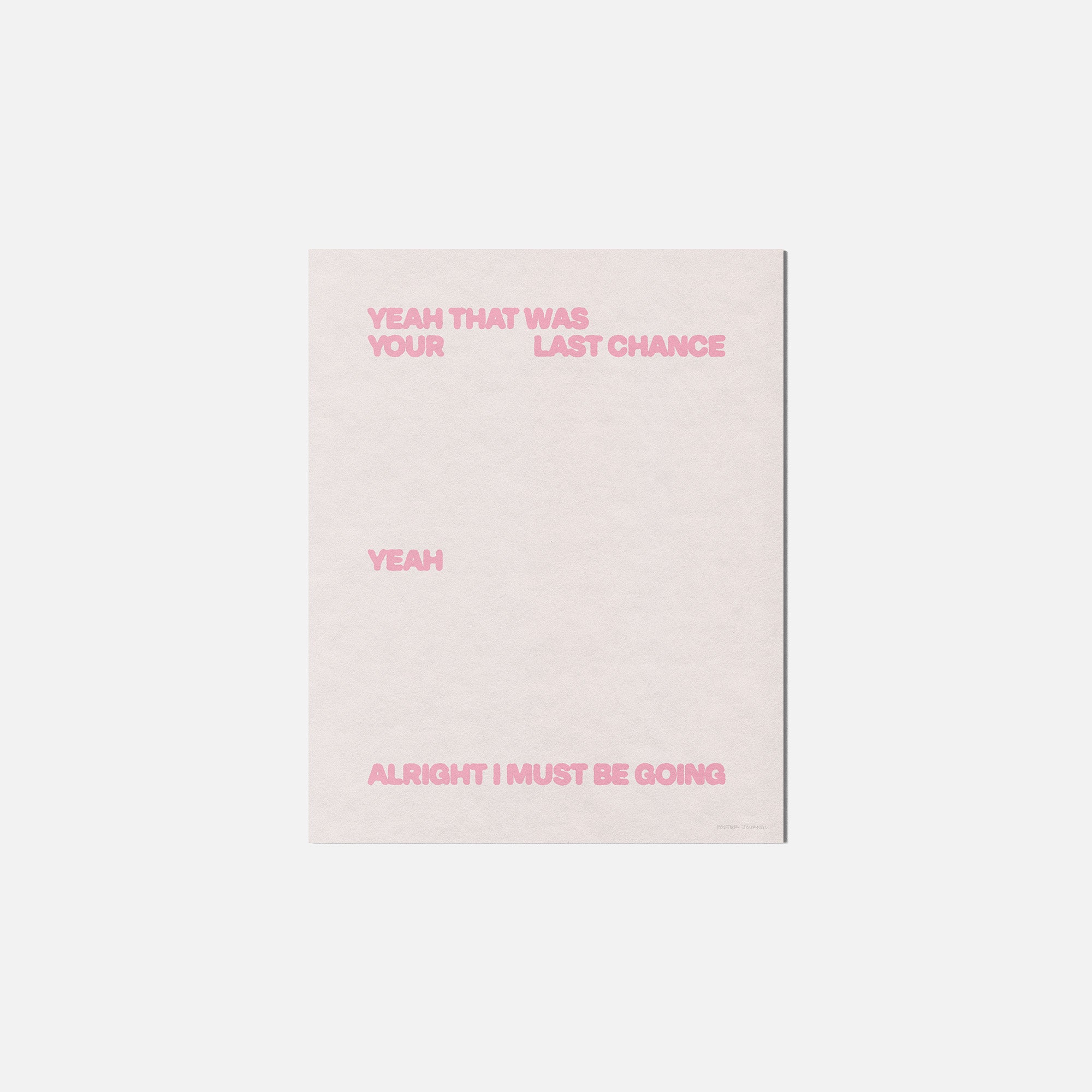 CHANCE PRINT