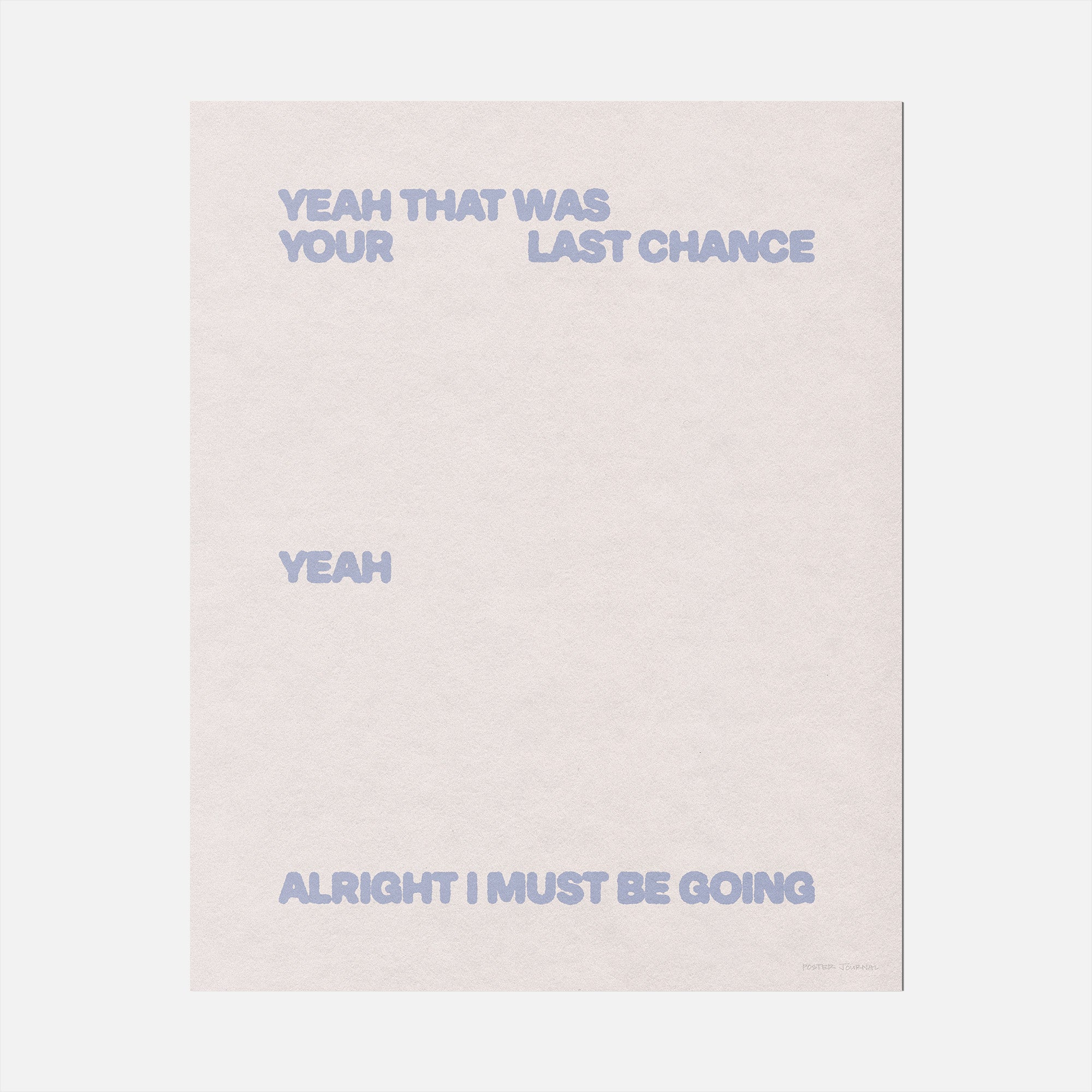 CHANCE PRINT