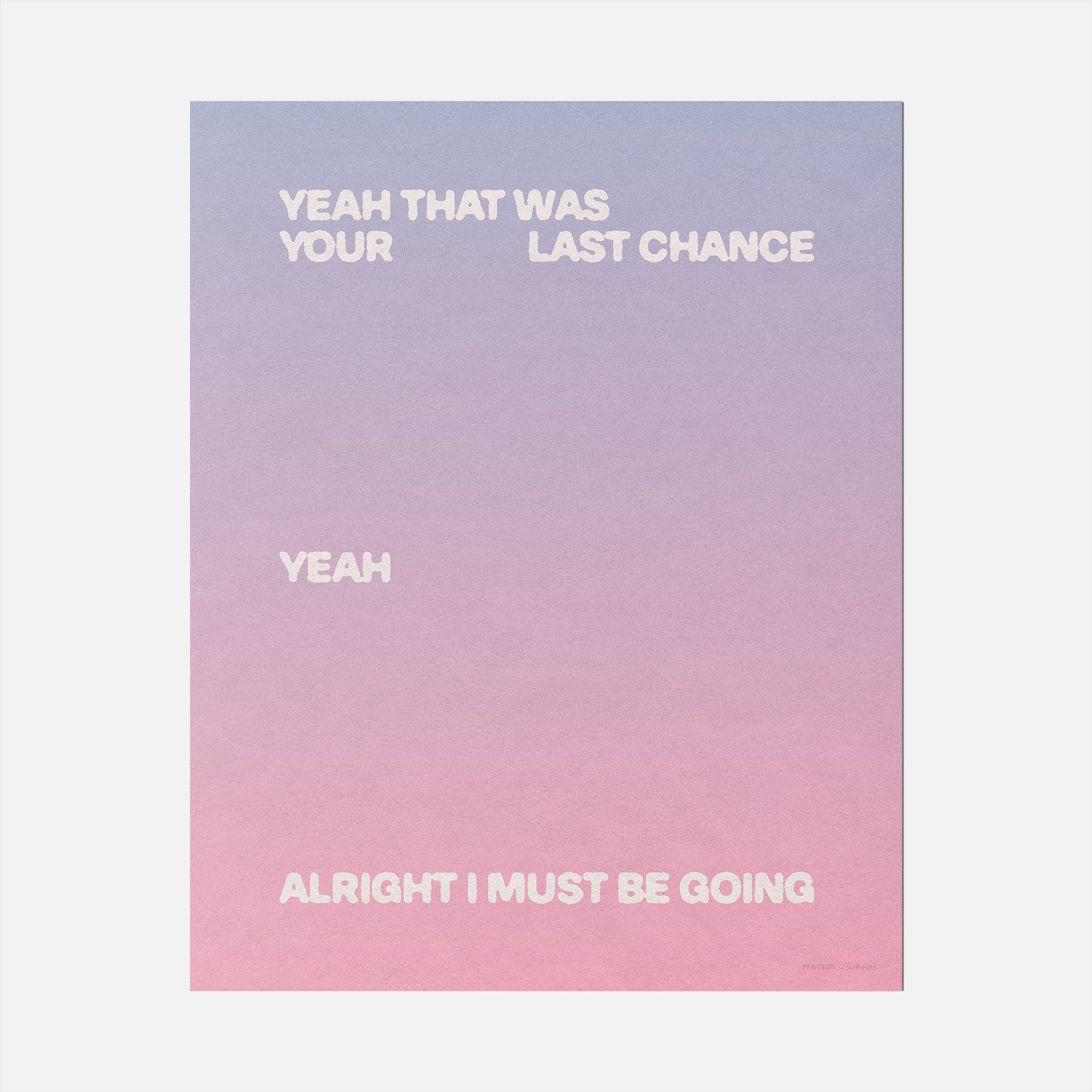 CHANCE PRINT