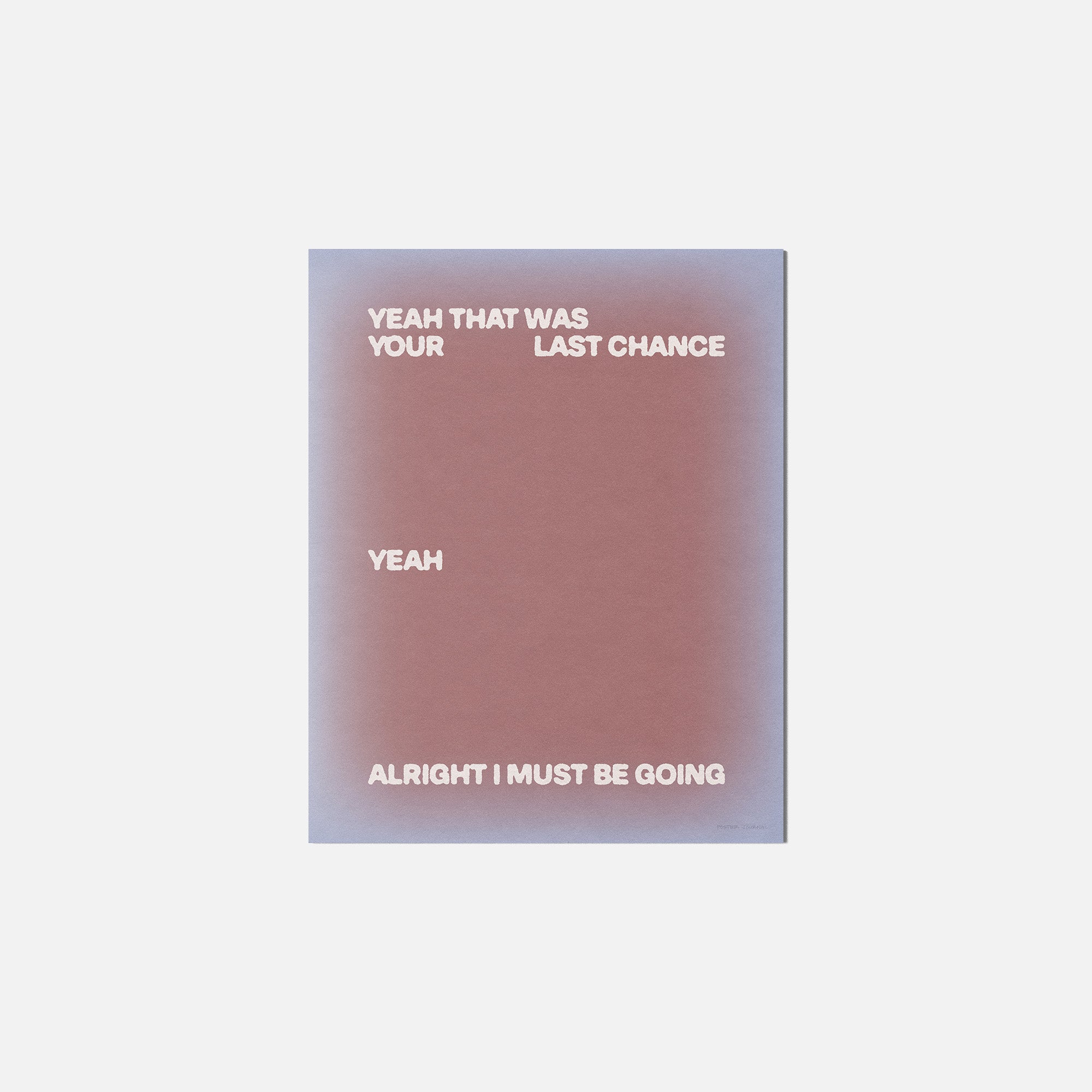 CHANCE PRINT