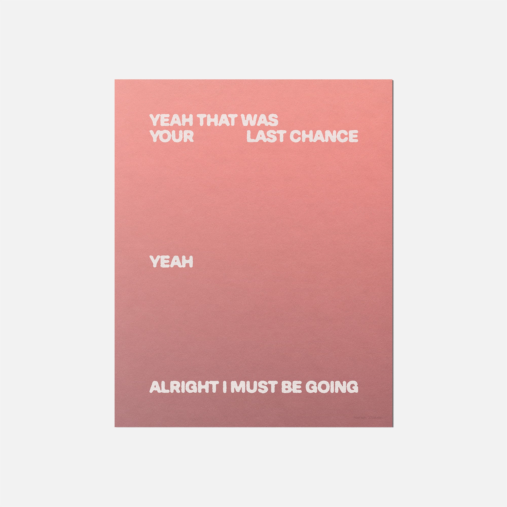 CHANCE PRINT