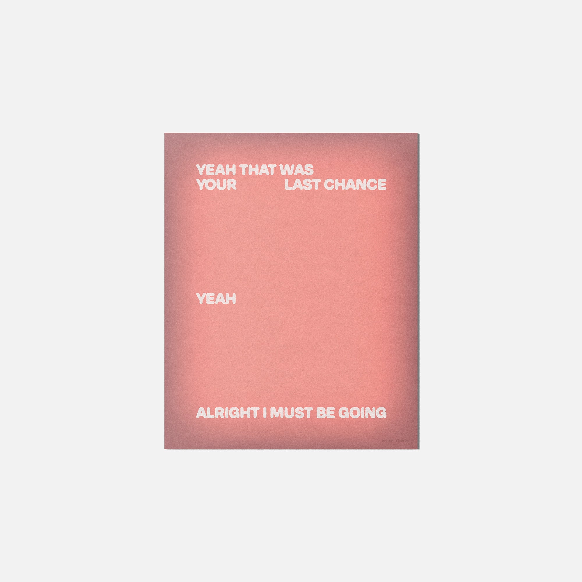 CHANCE PRINT