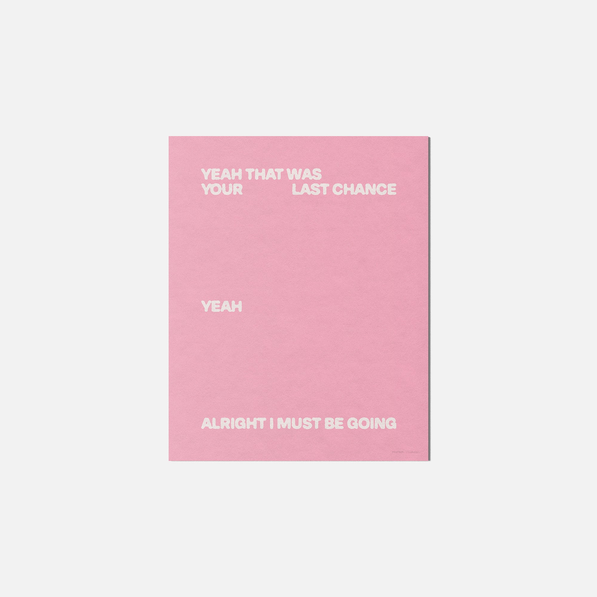 CHANCE PRINT