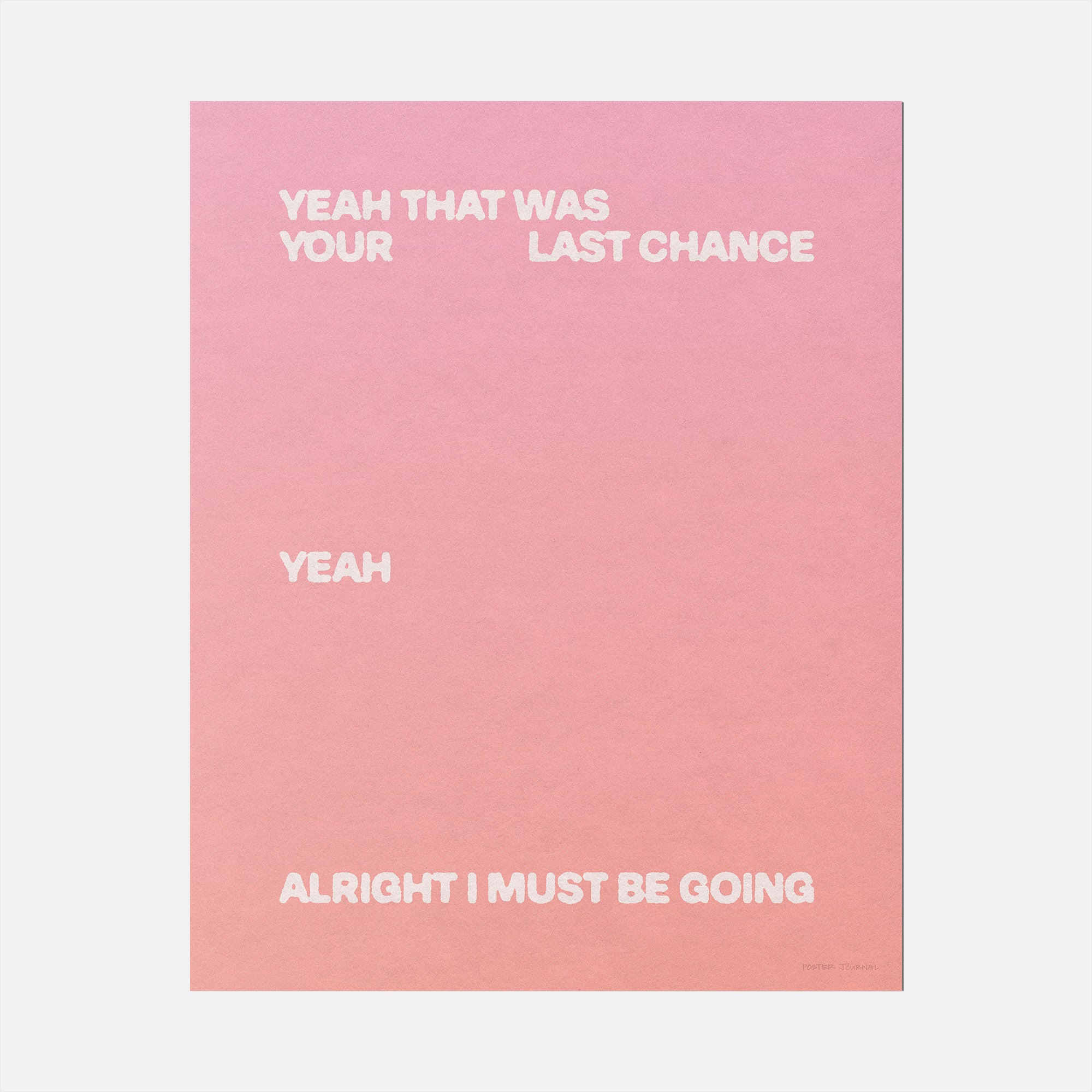 CHANCE PRINT