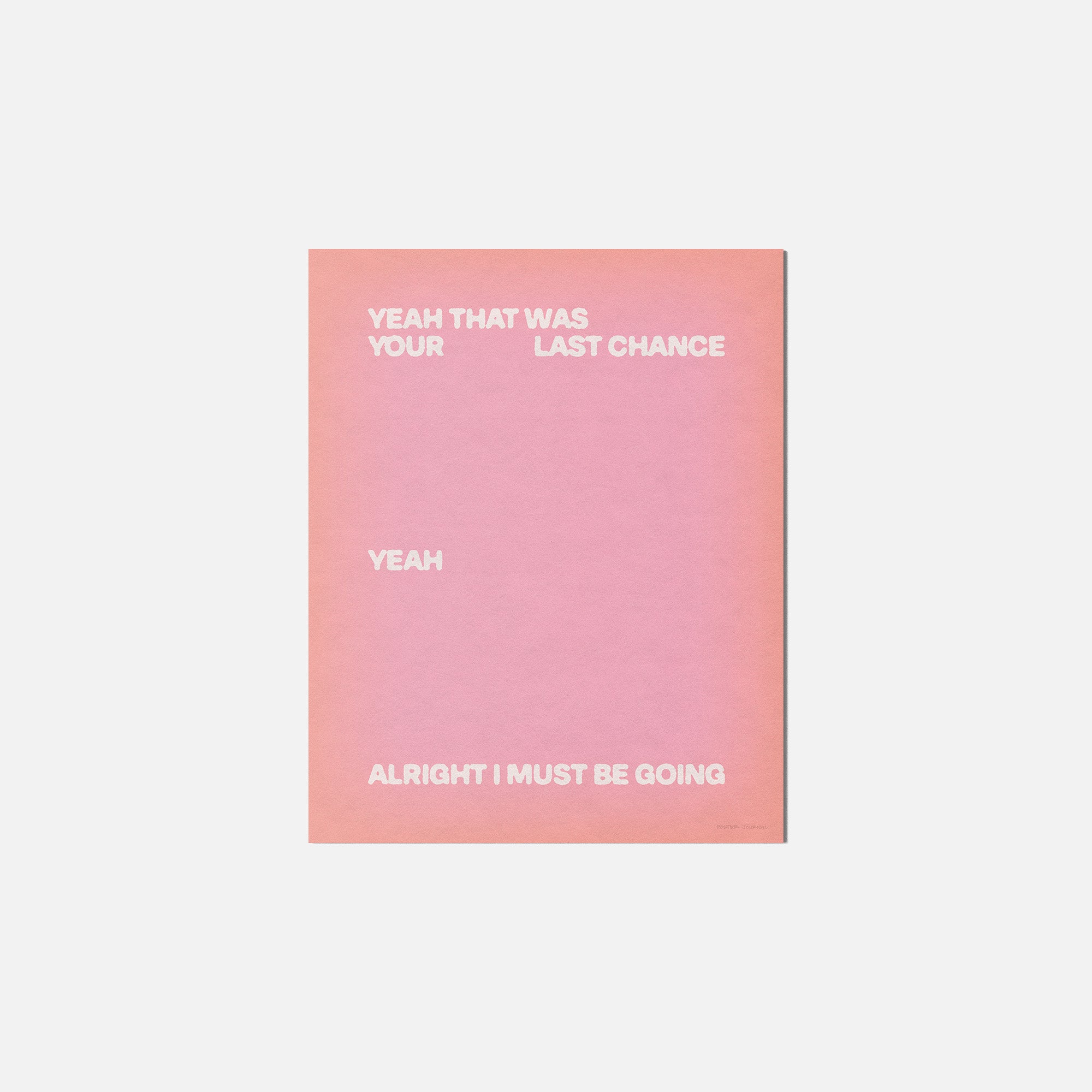 CHANCE PRINT