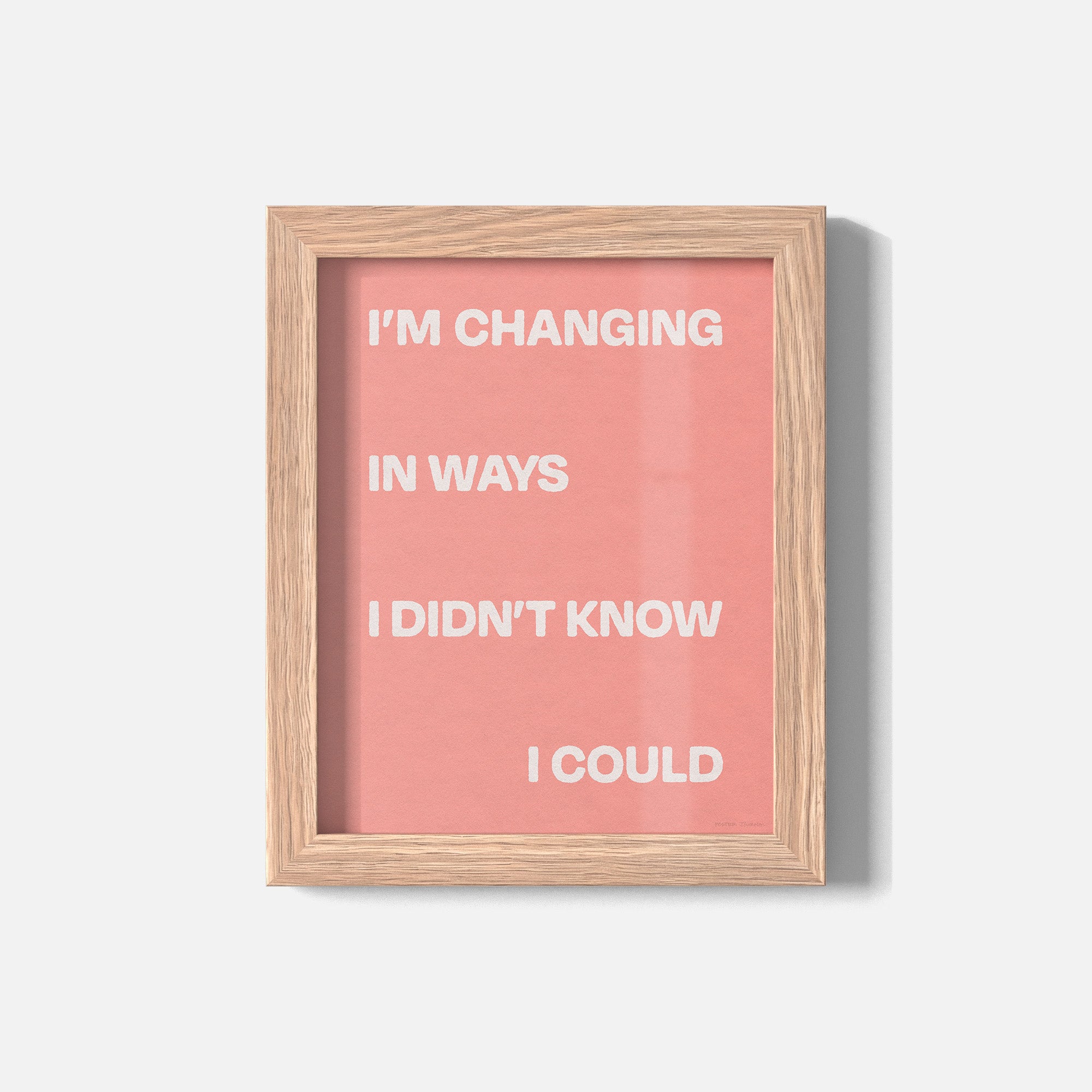 CHANGING PRINT