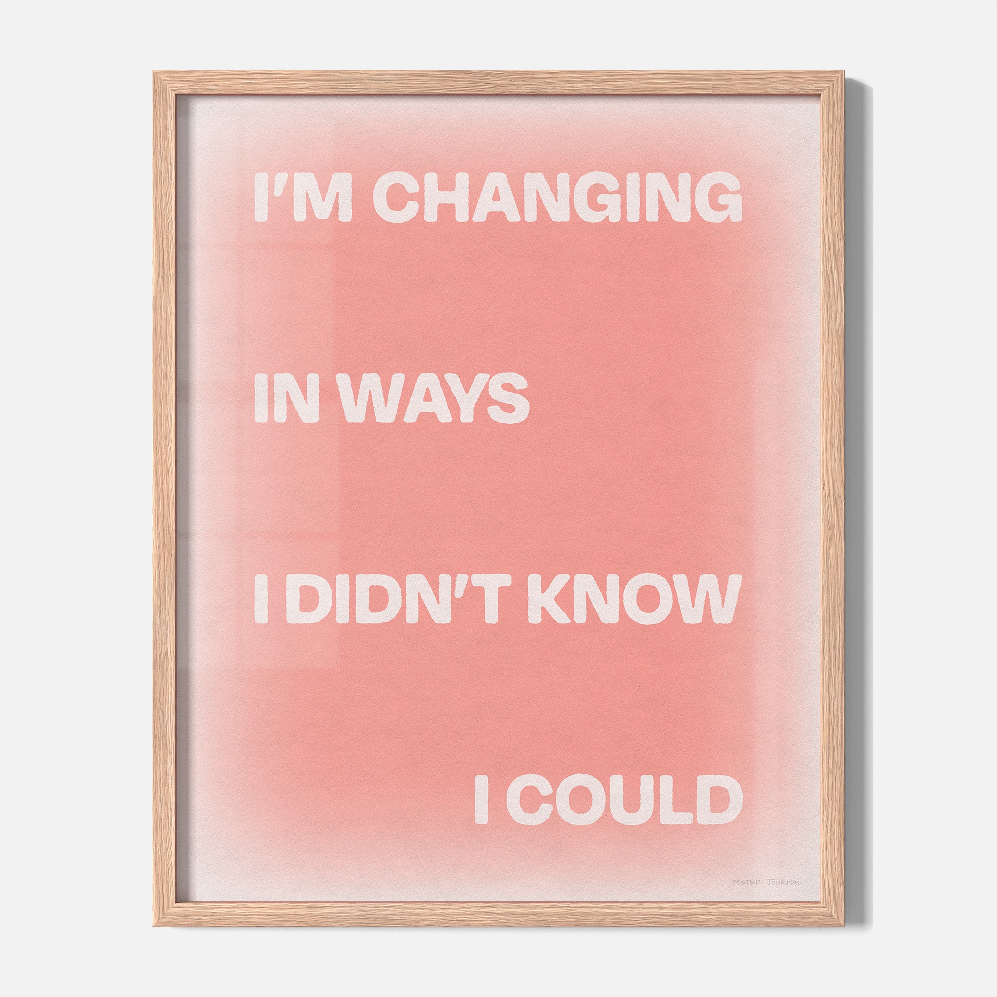 CHANGING PRINT