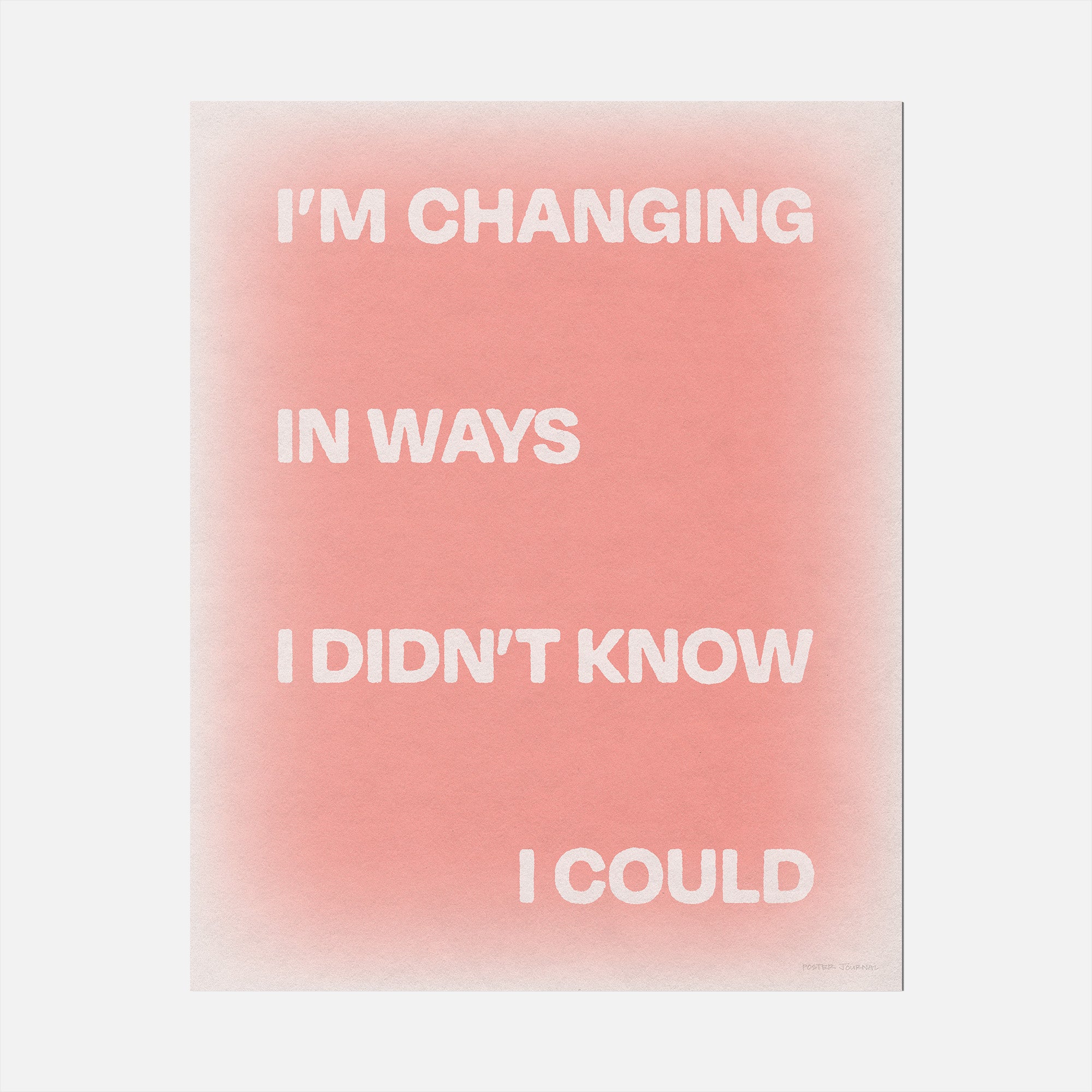 CHANGING PRINT
