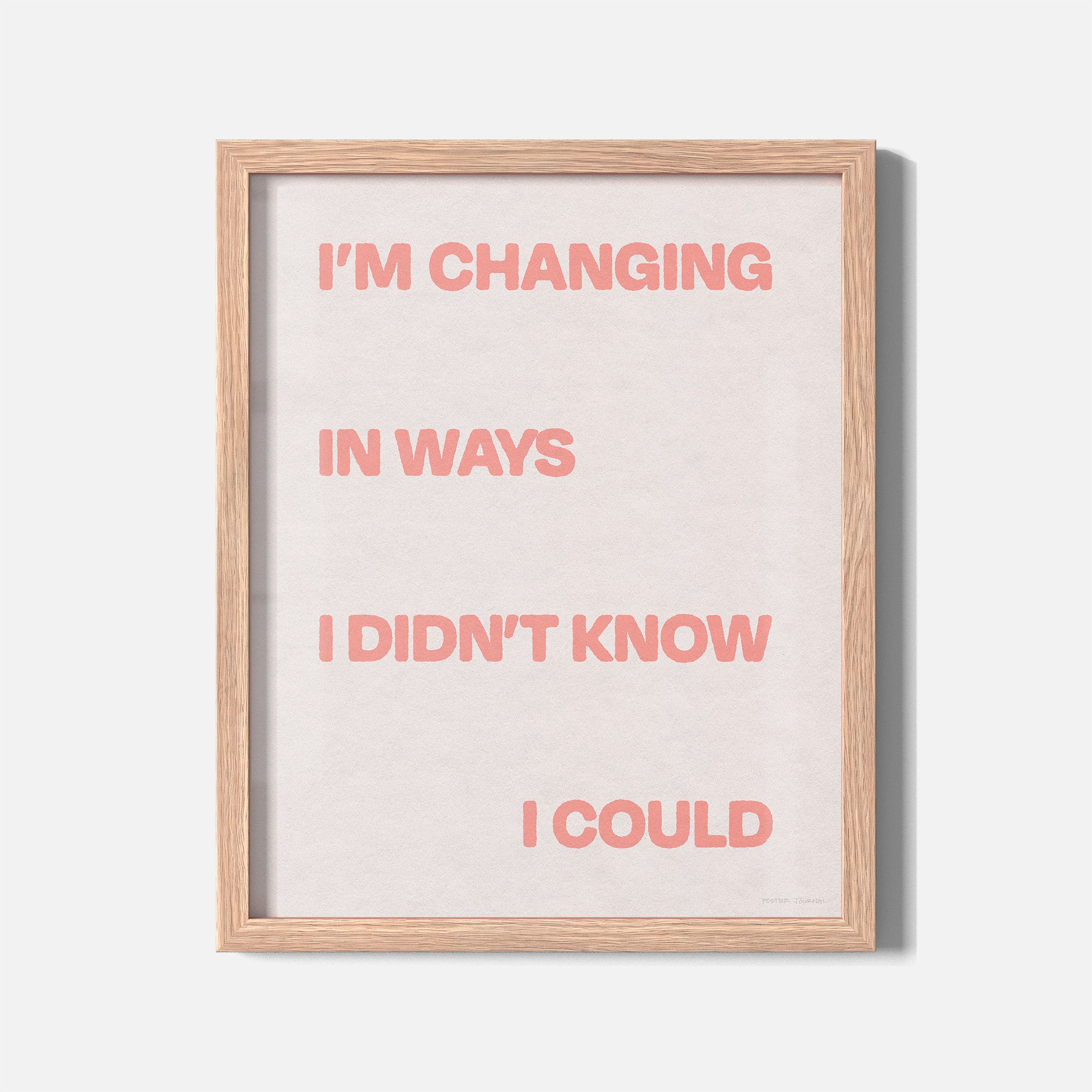 CHANGING PRINT