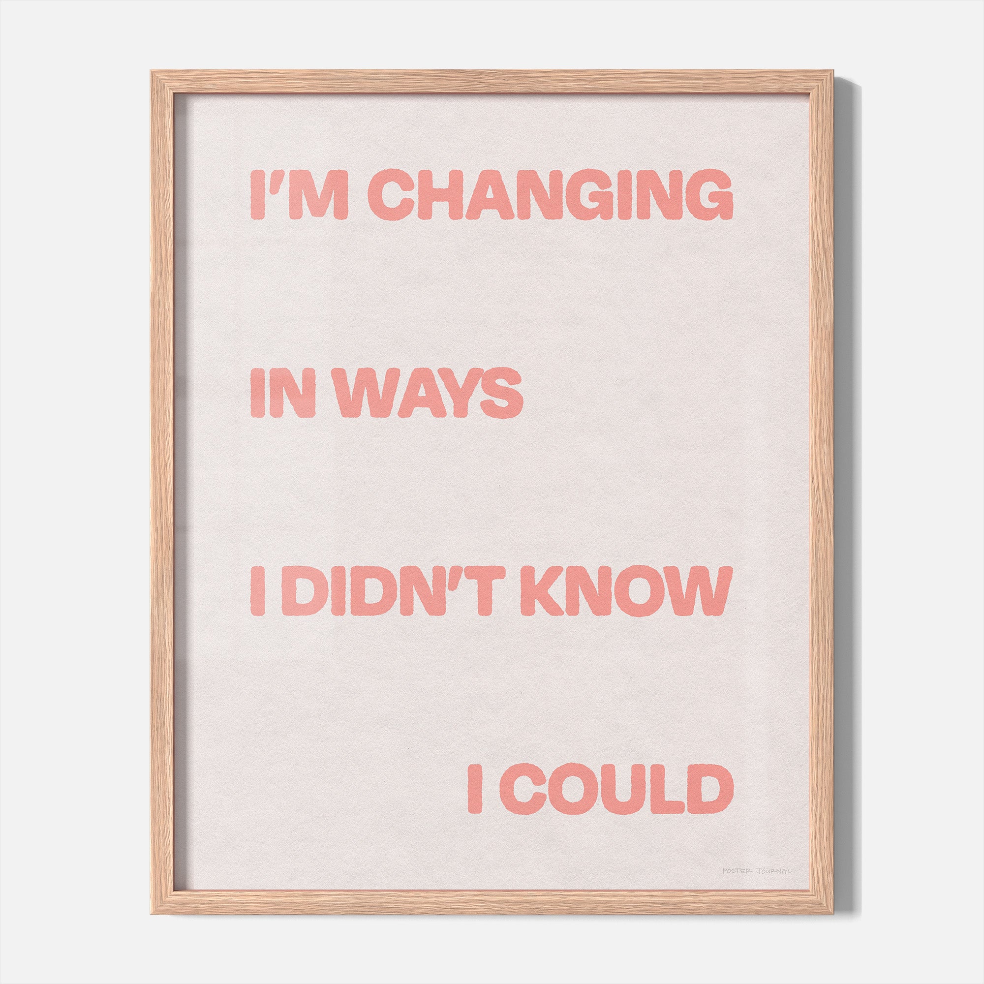 CHANGING PRINT