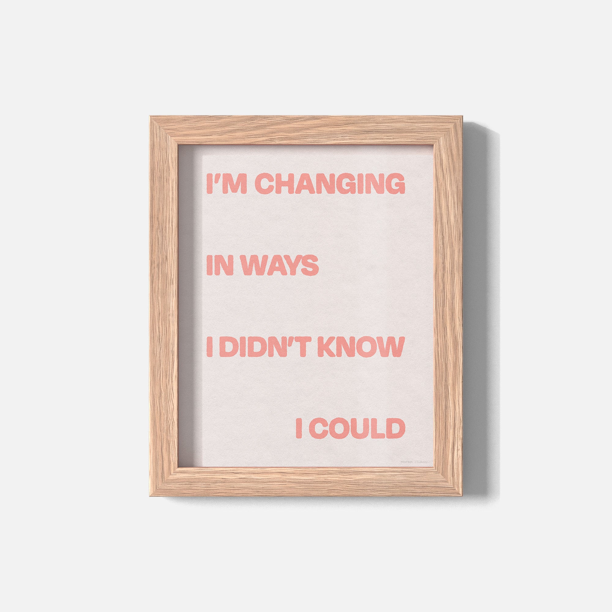 CHANGING PRINT