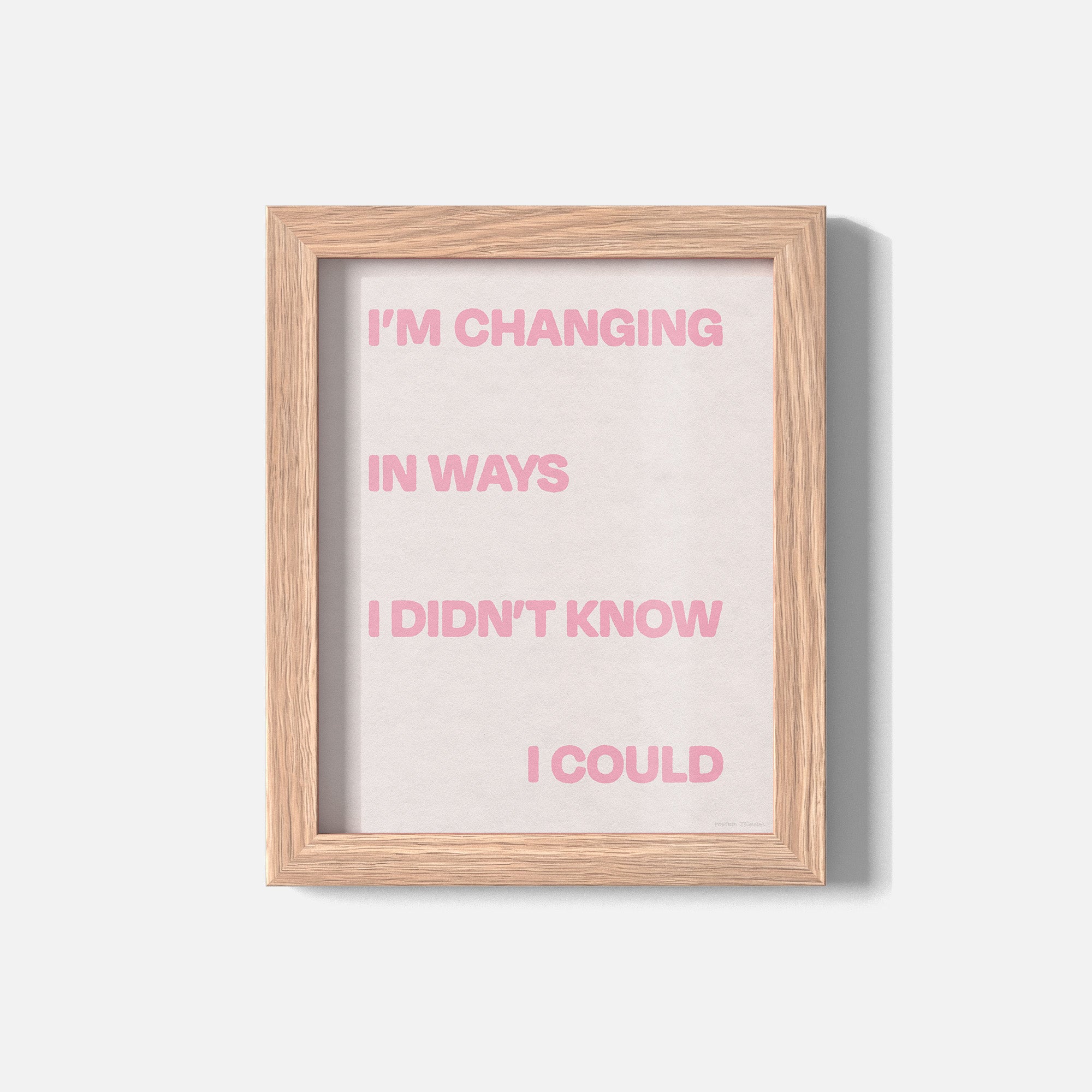 CHANGING PRINT