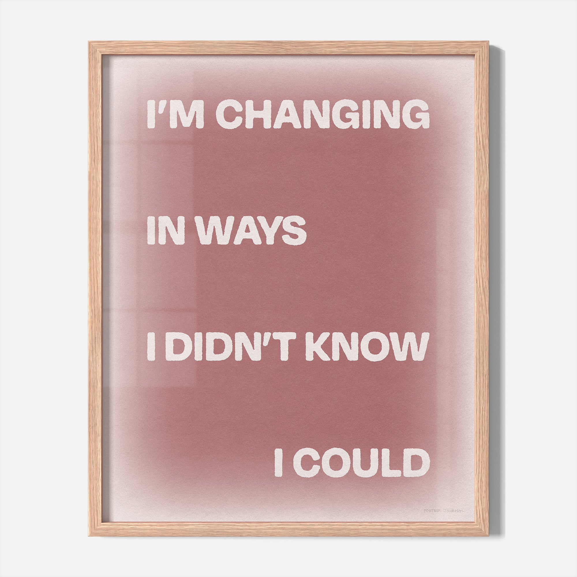 CHANGING PRINT