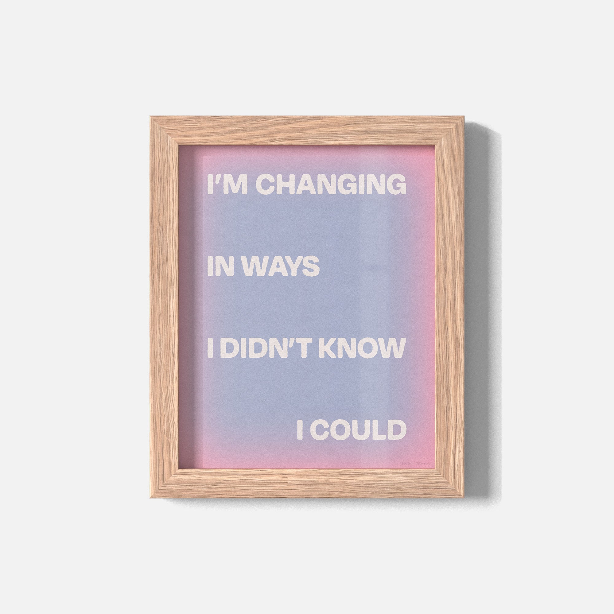 CHANGING PRINT