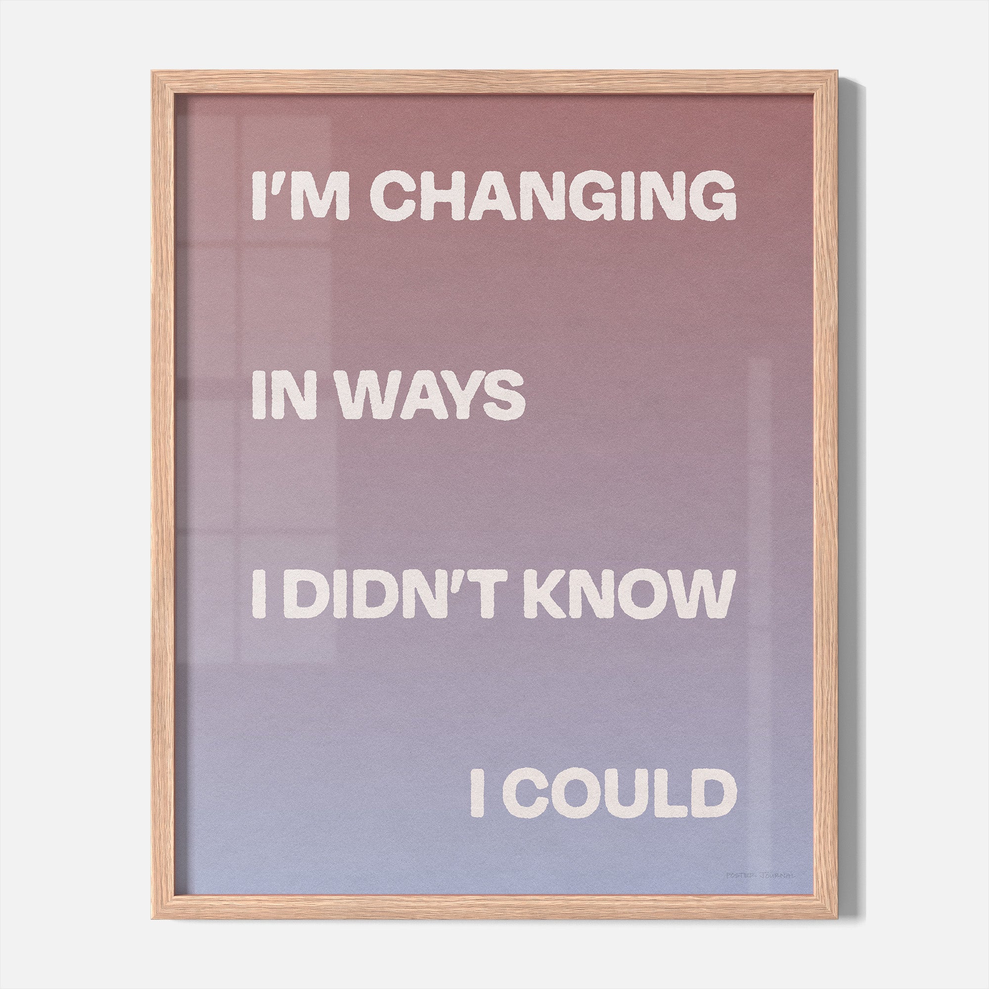 CHANGING PRINT
