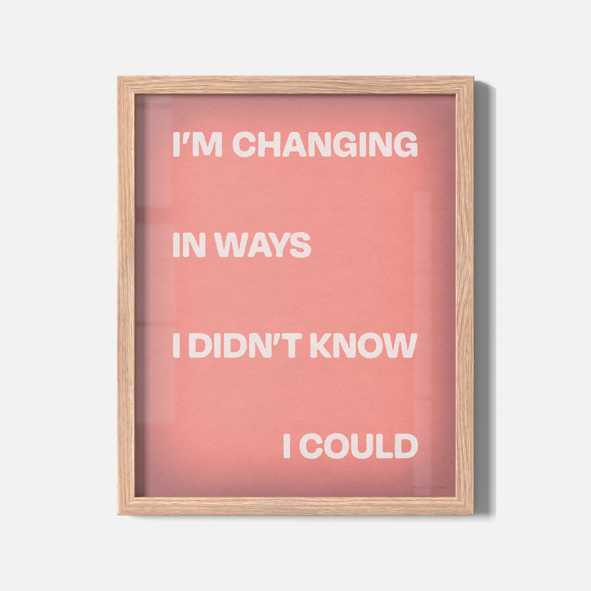 CHANGING PRINT