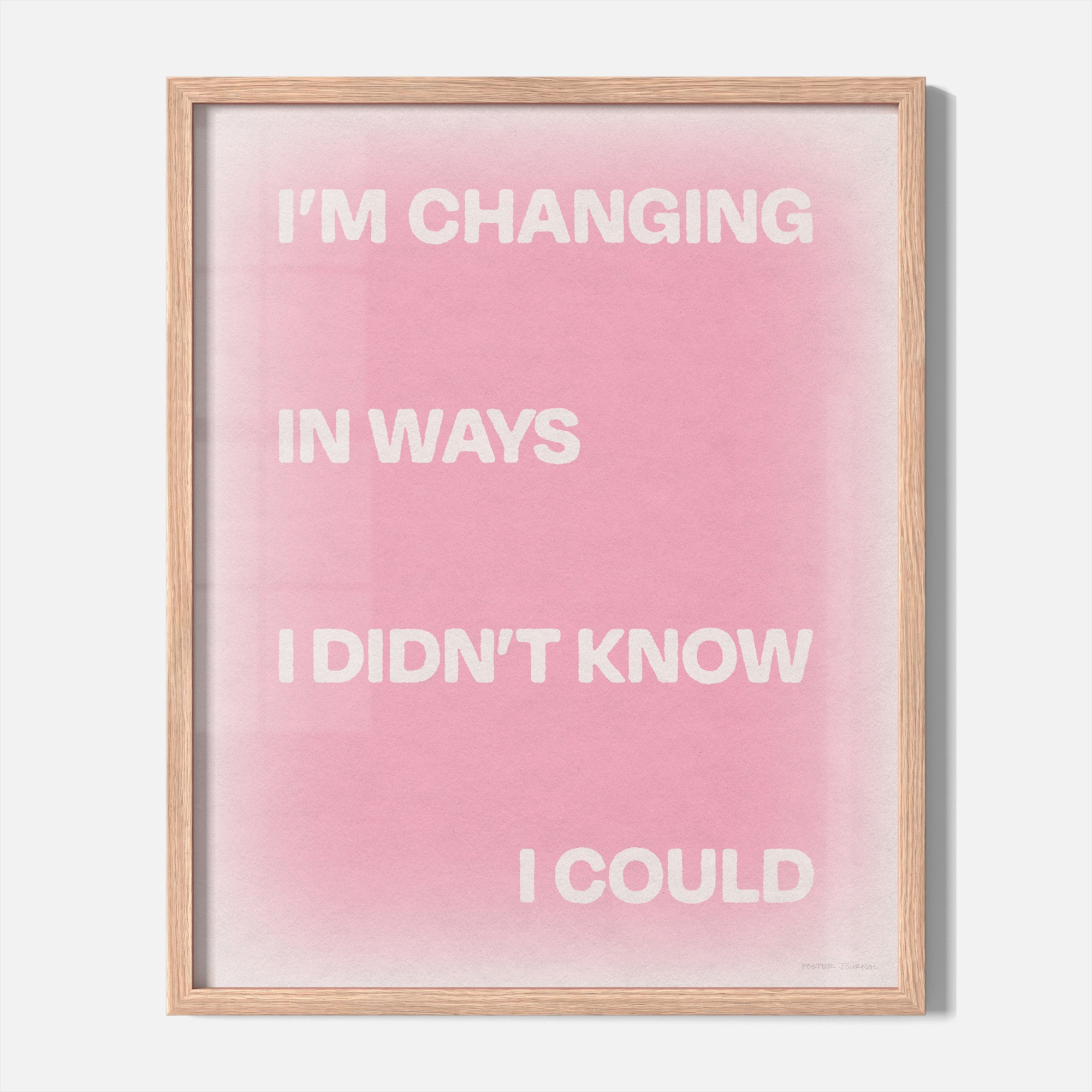 CHANGING PRINT