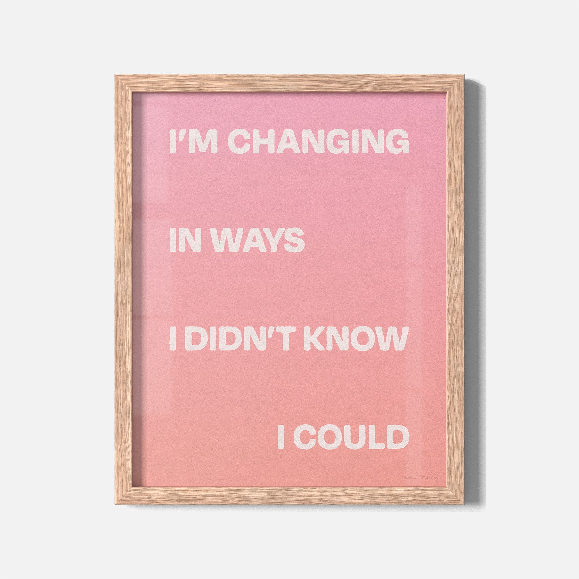 CHANGING PRINT