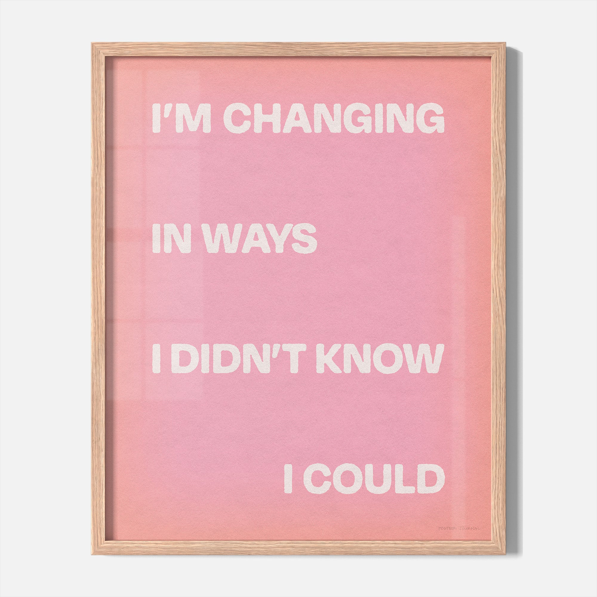 CHANGING PRINT