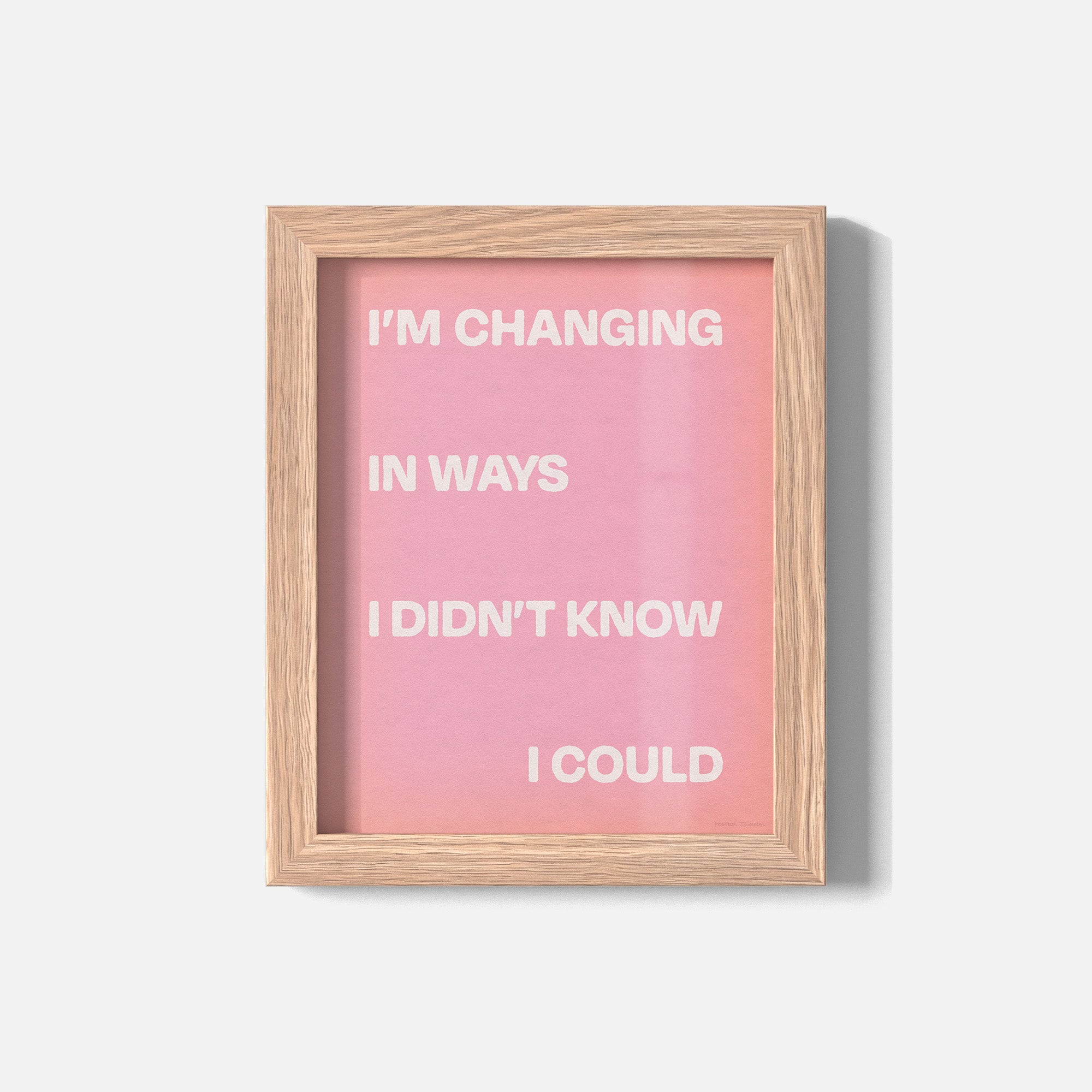 CHANGING PRINT