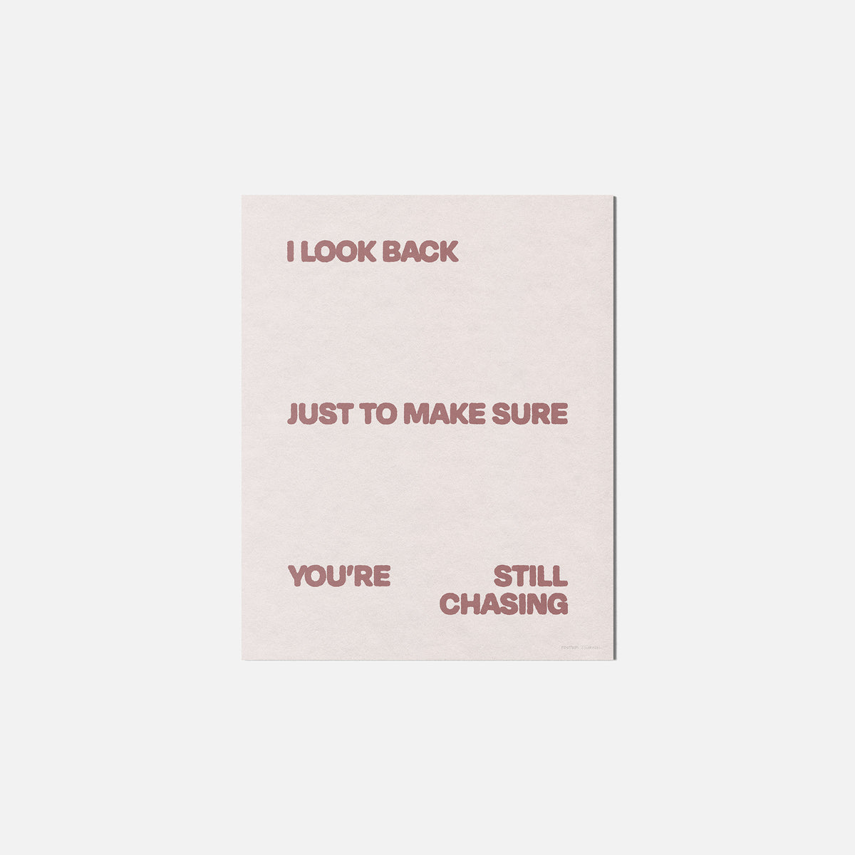 CHASING PRINT