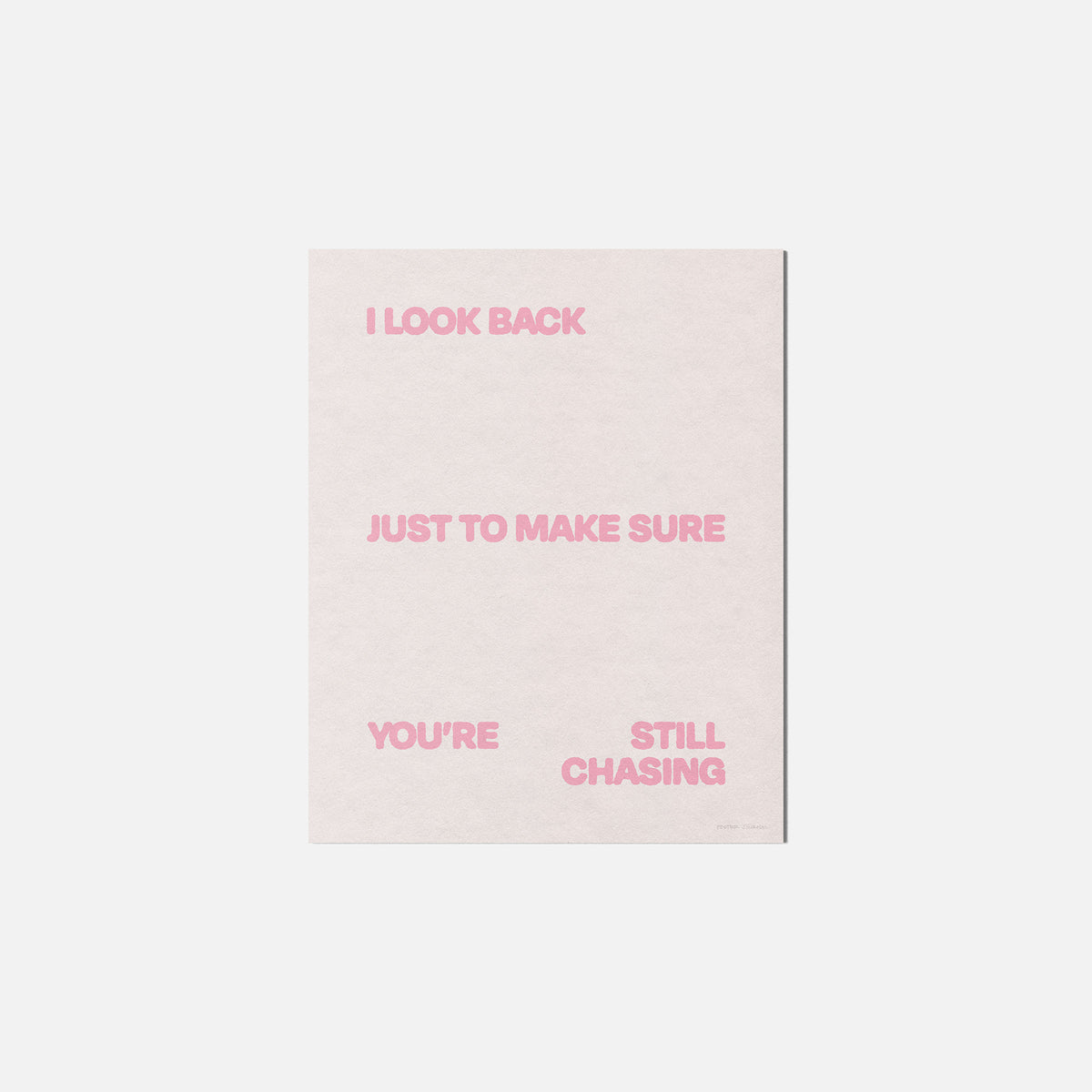 CHASING PRINT