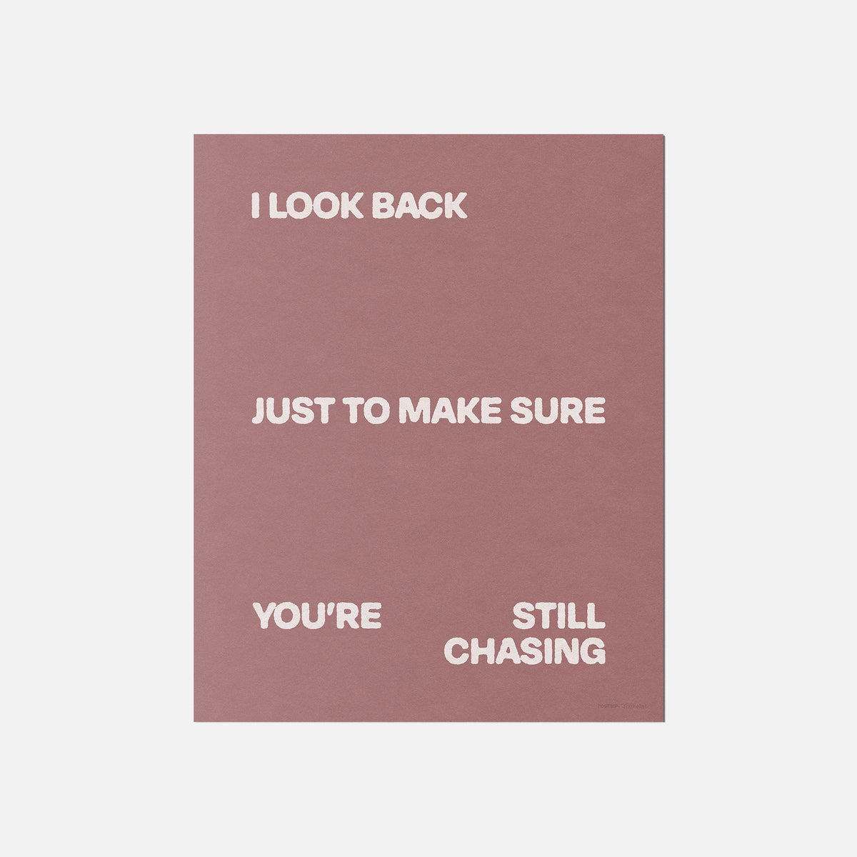 CHASING PRINT