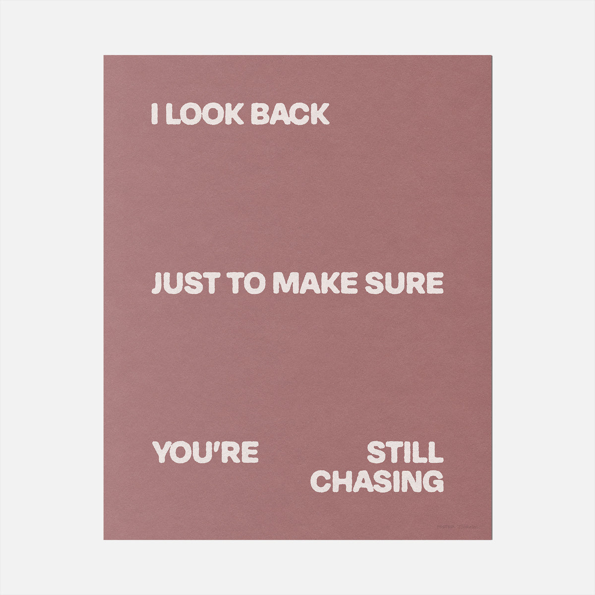 CHASING PRINT
