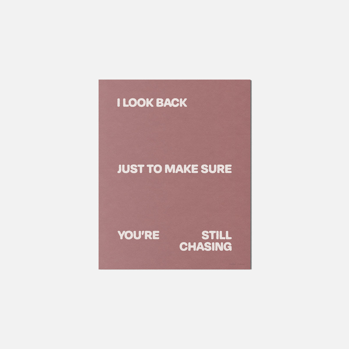 CHASING PRINT