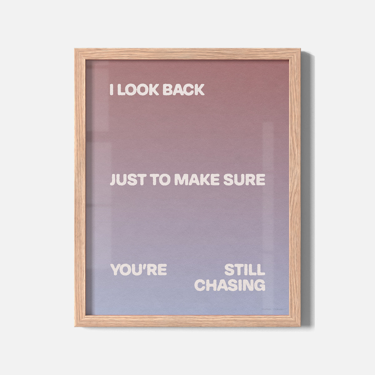 CHASING PRINT