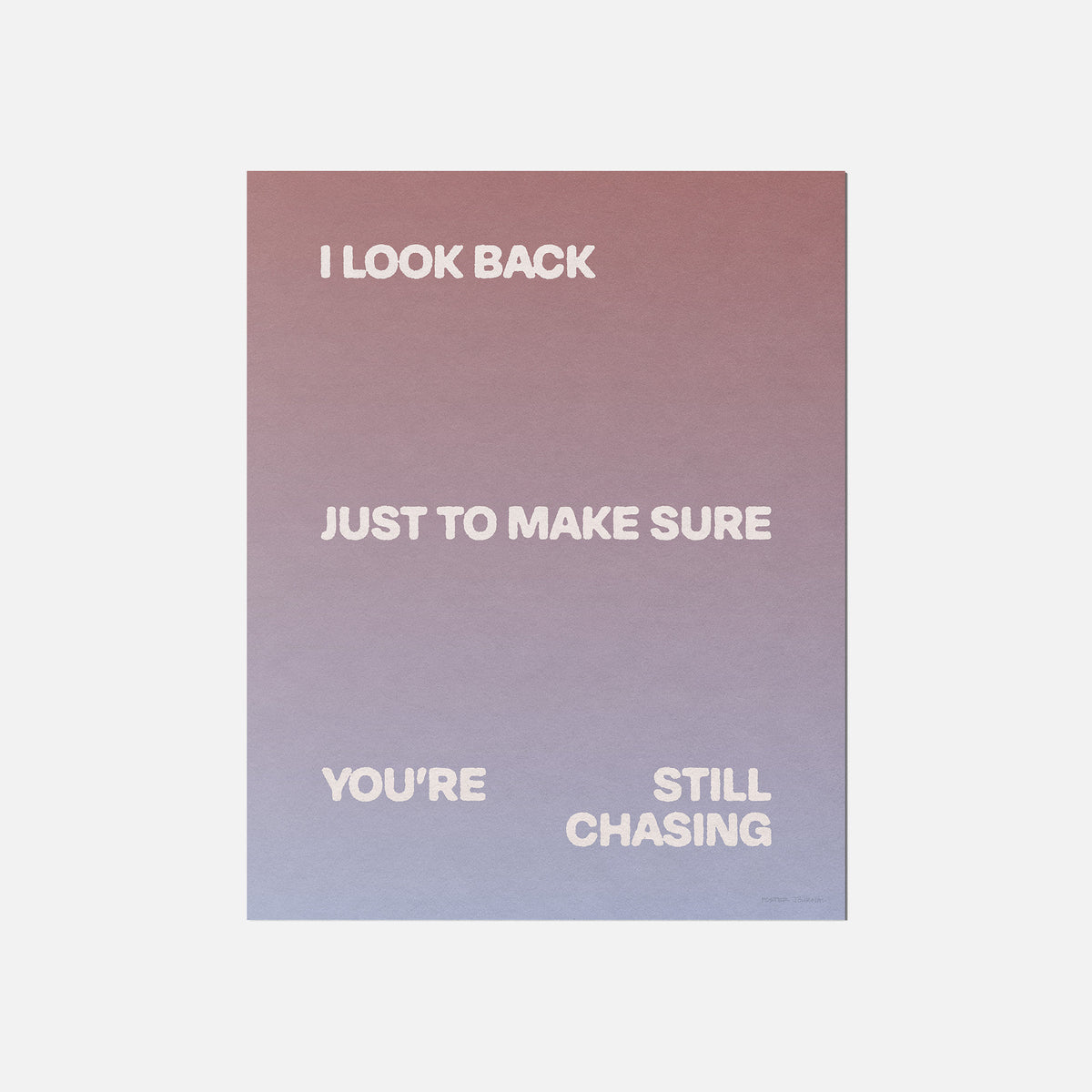 CHASING PRINT