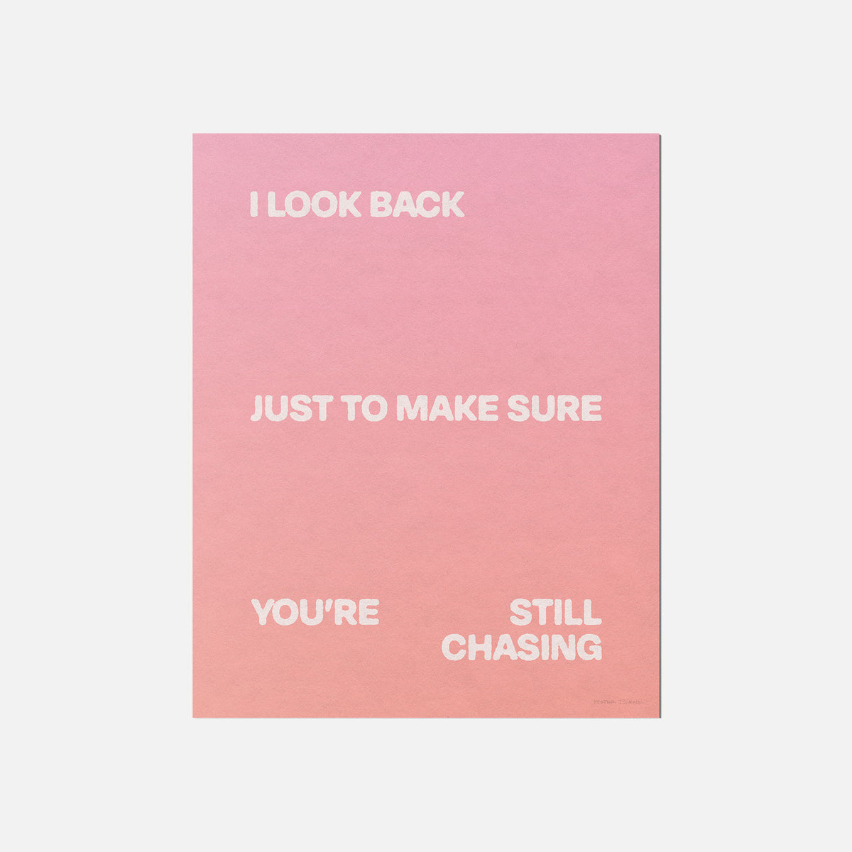 CHASING PRINT