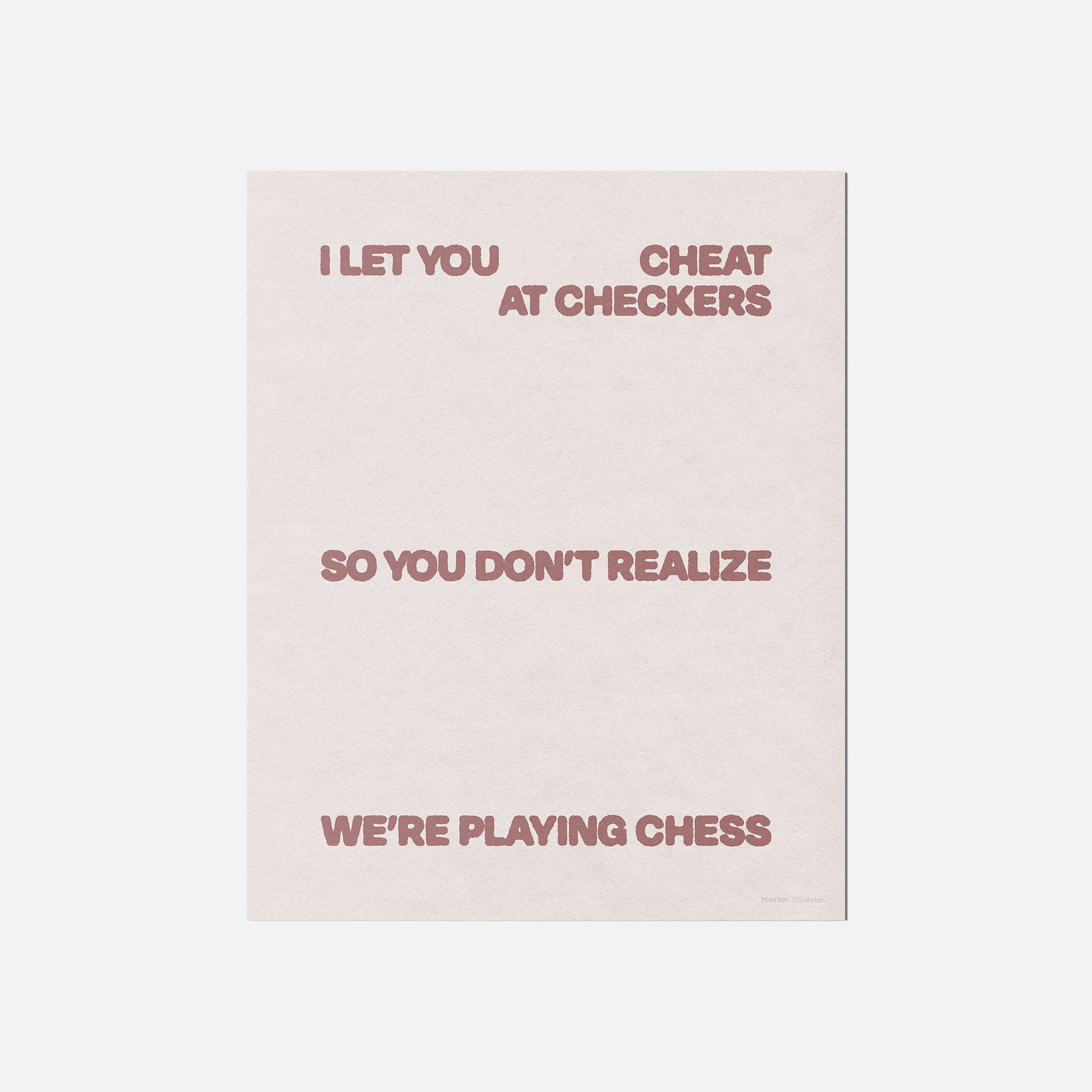 CHECKERS PRINT