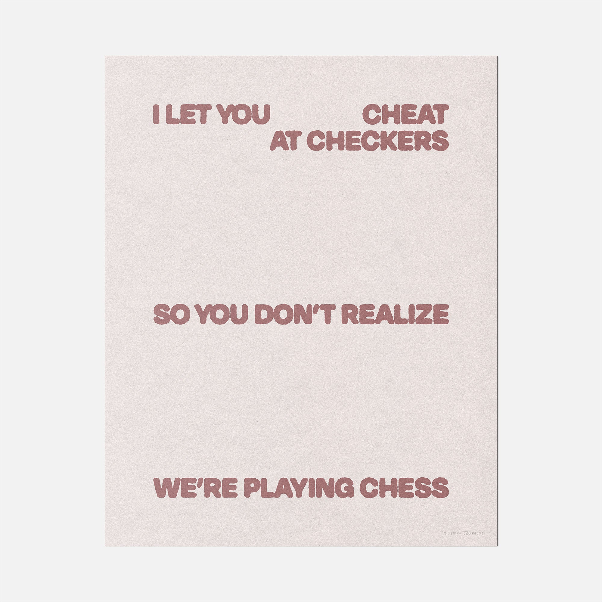 CHECKERS PRINT