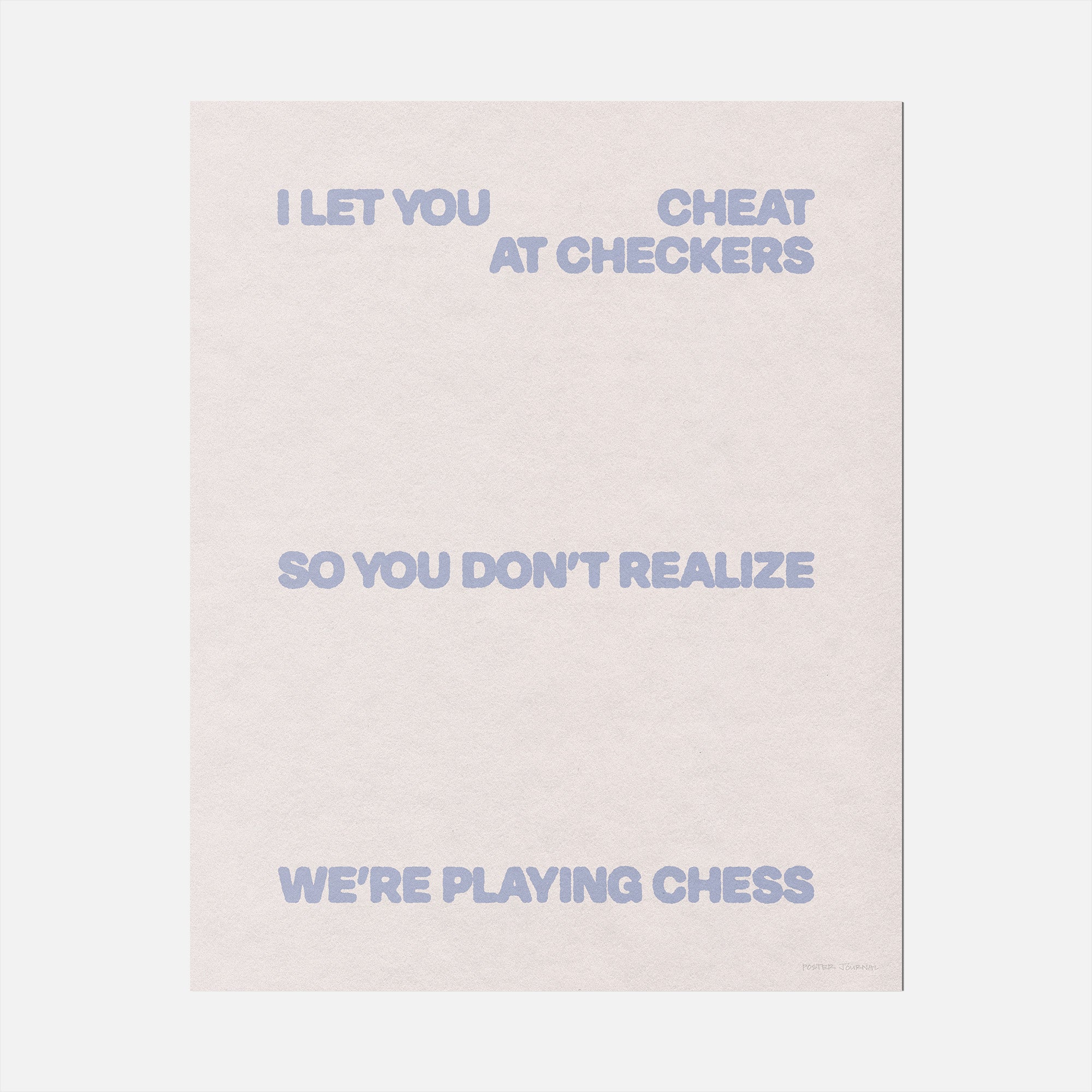 CHECKERS PRINT