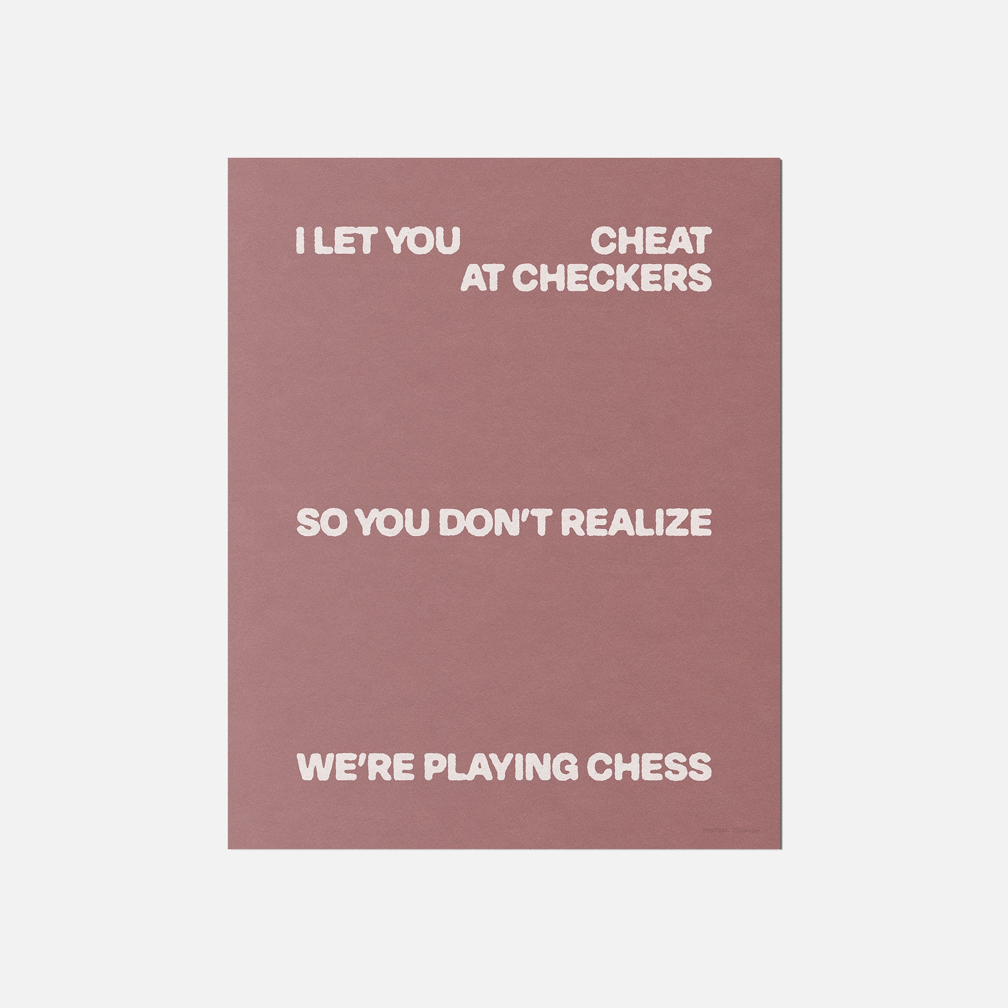 CHECKERS PRINT