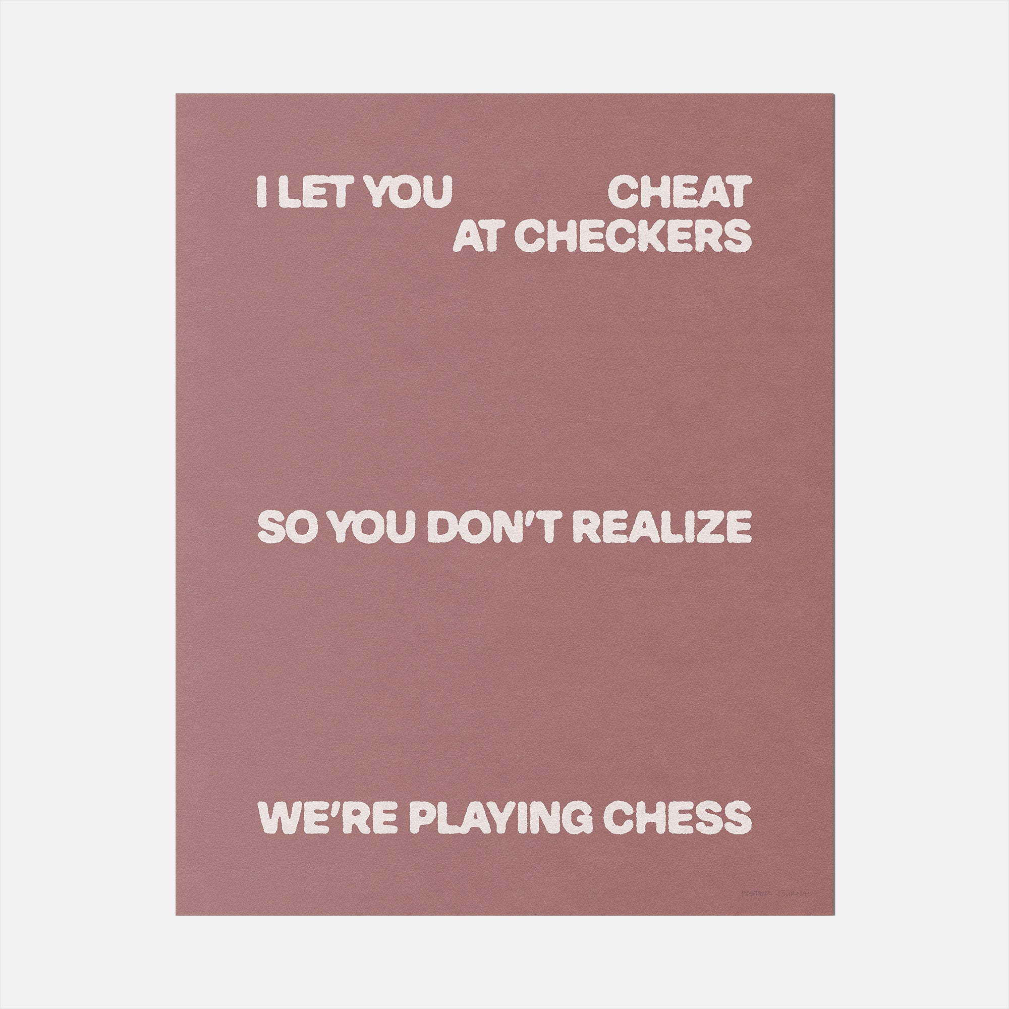 CHECKERS PRINT