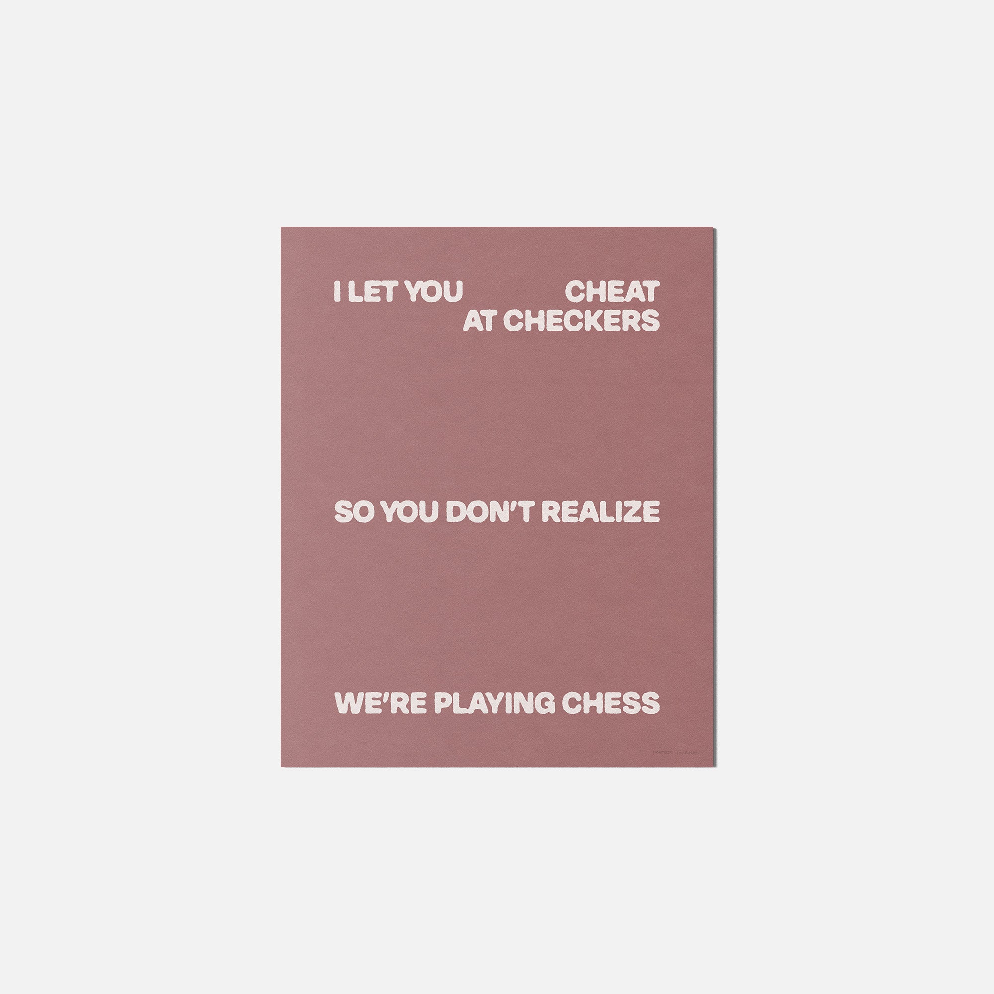 CHECKERS PRINT