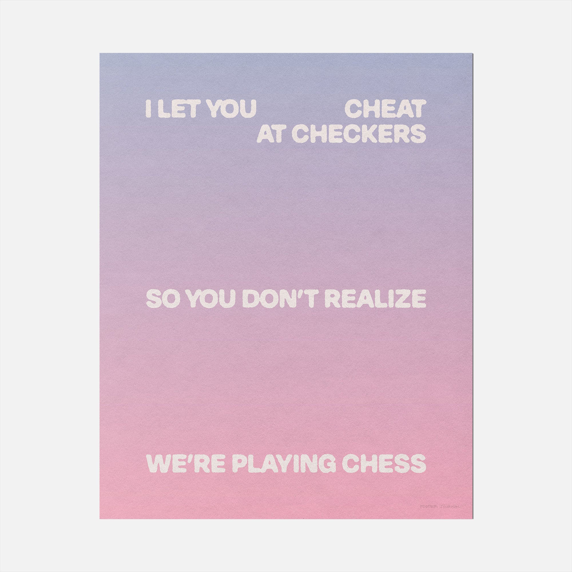 CHECKERS PRINT