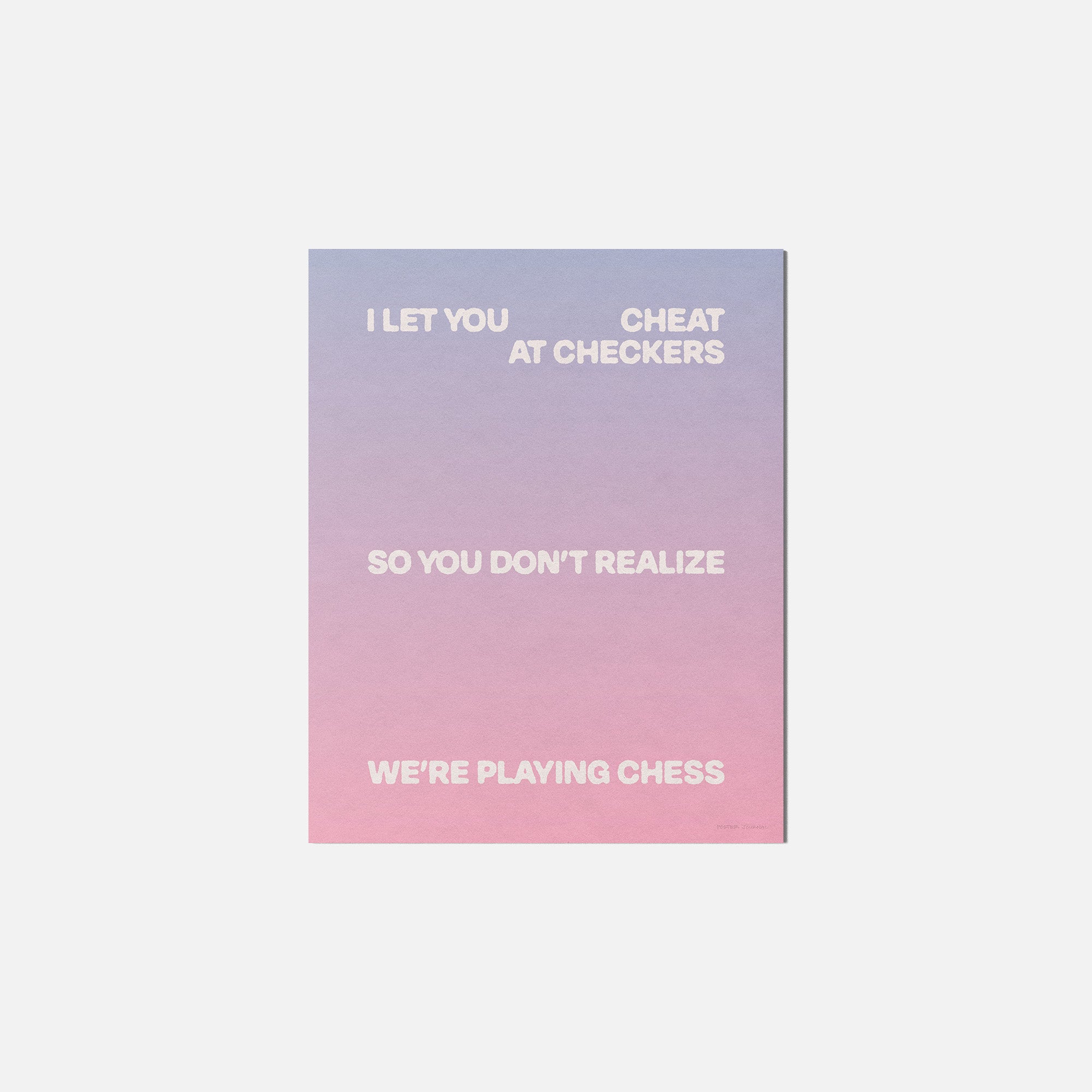 CHECKERS PRINT
