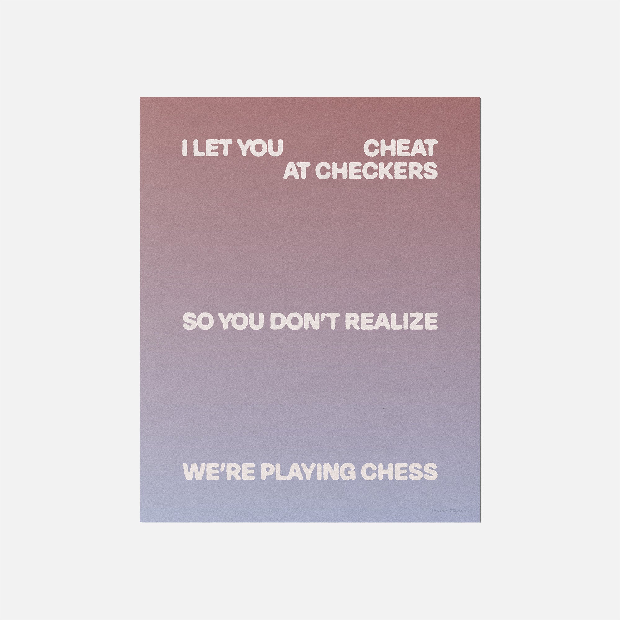 CHECKERS PRINT