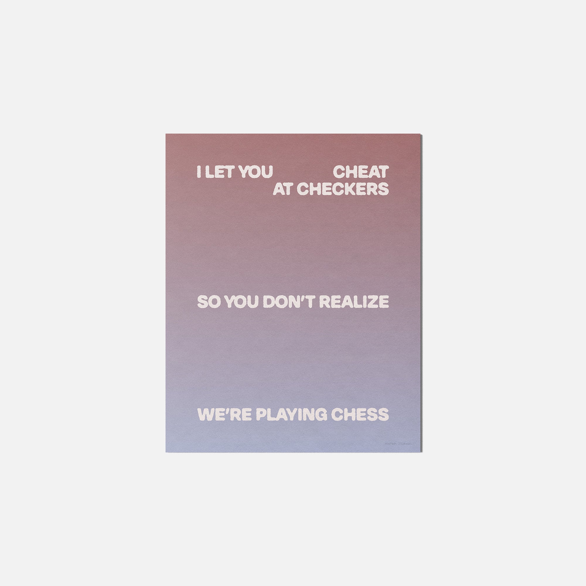 CHECKERS PRINT