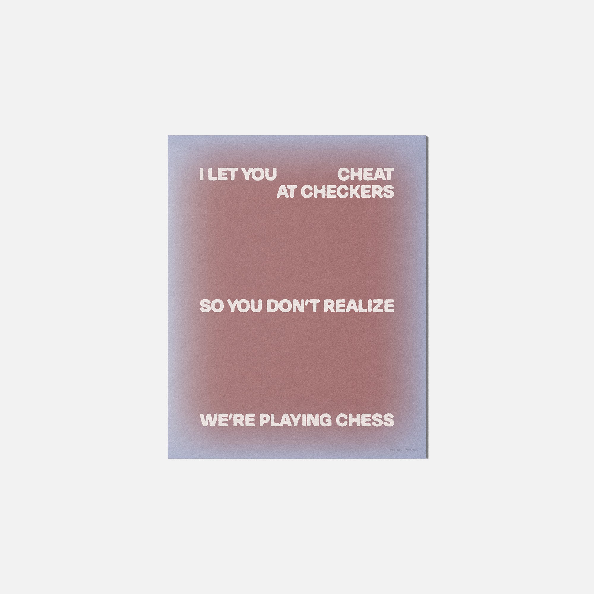 CHECKERS PRINT