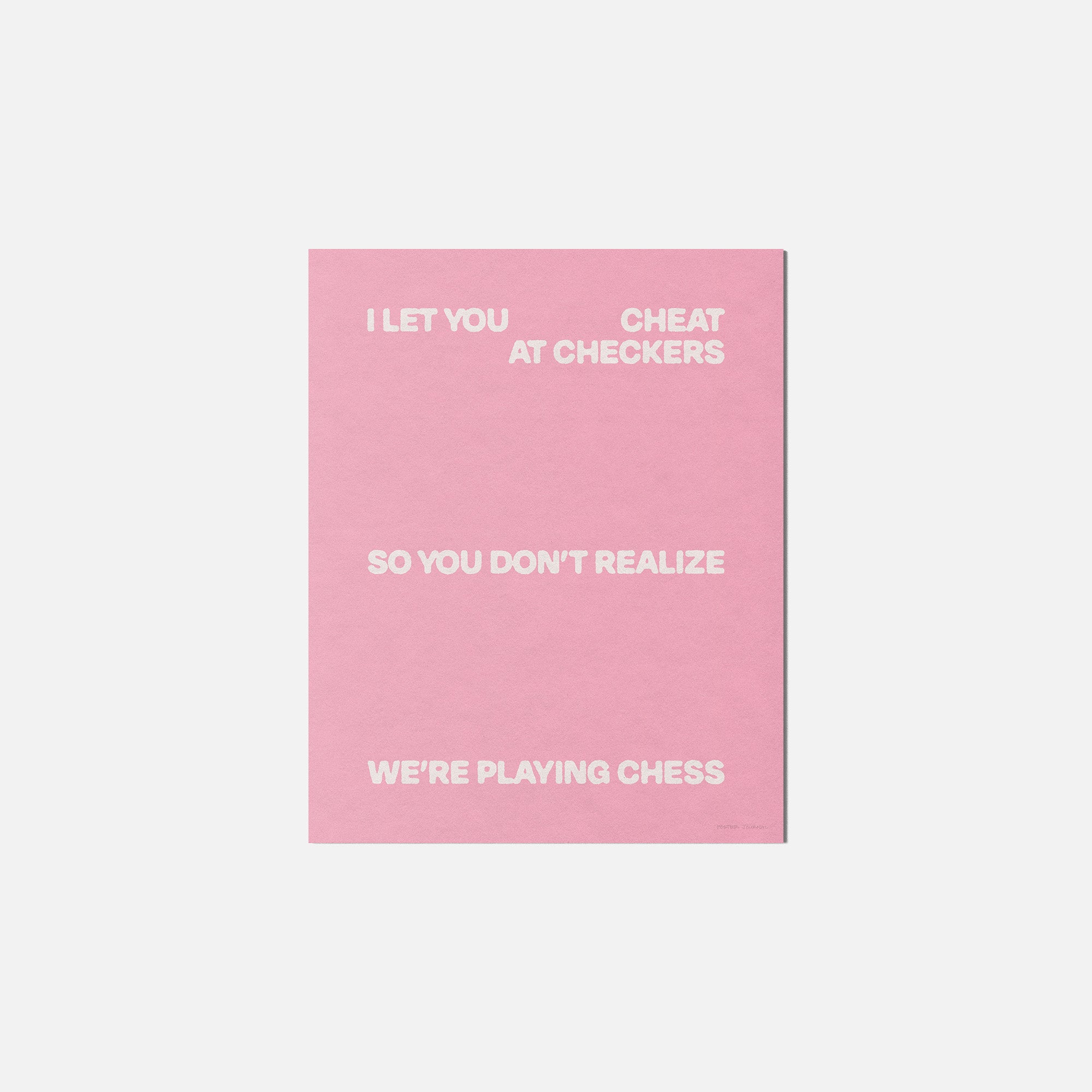 CHECKERS PRINT