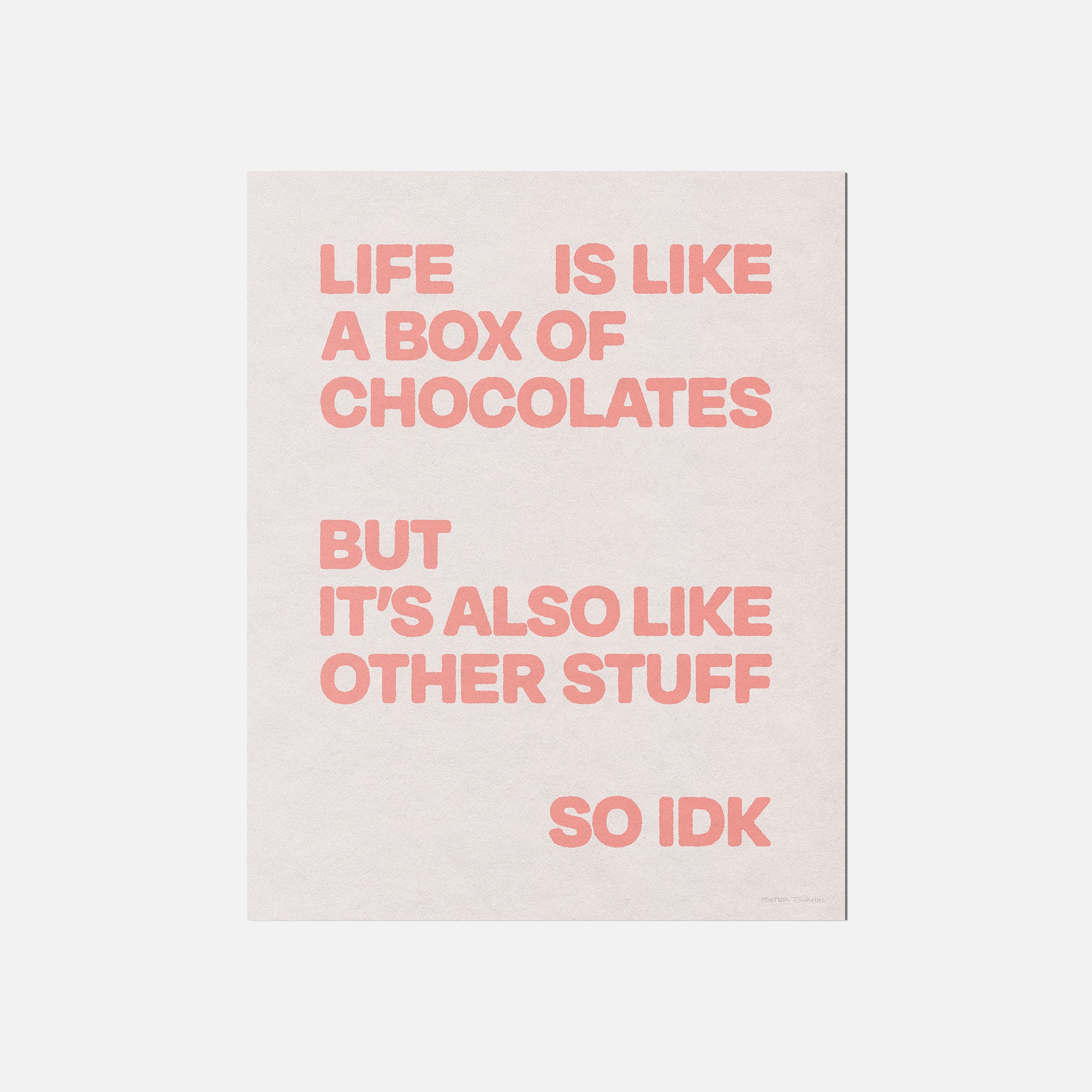 CHOCOLATES PRINT