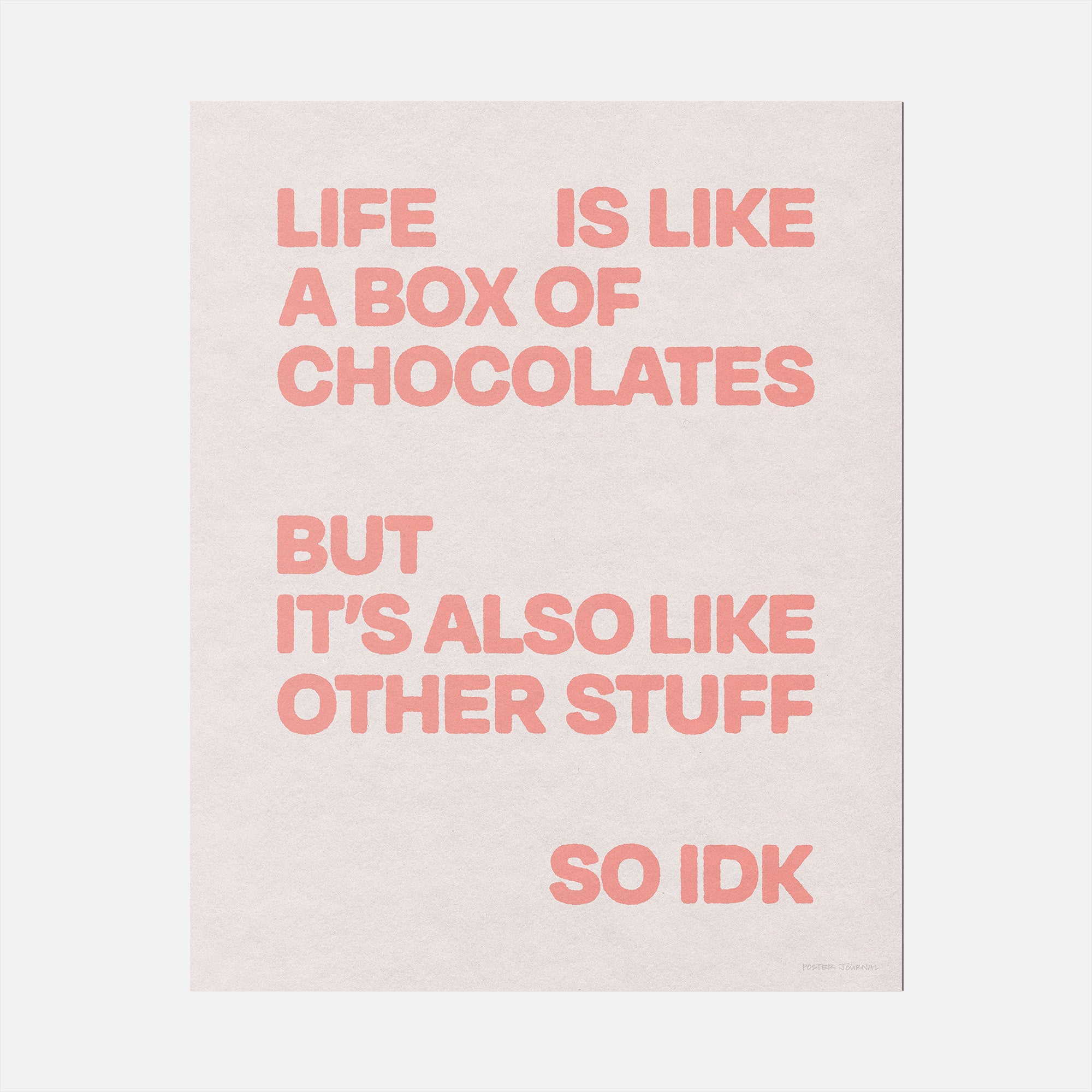 CHOCOLATES PRINT