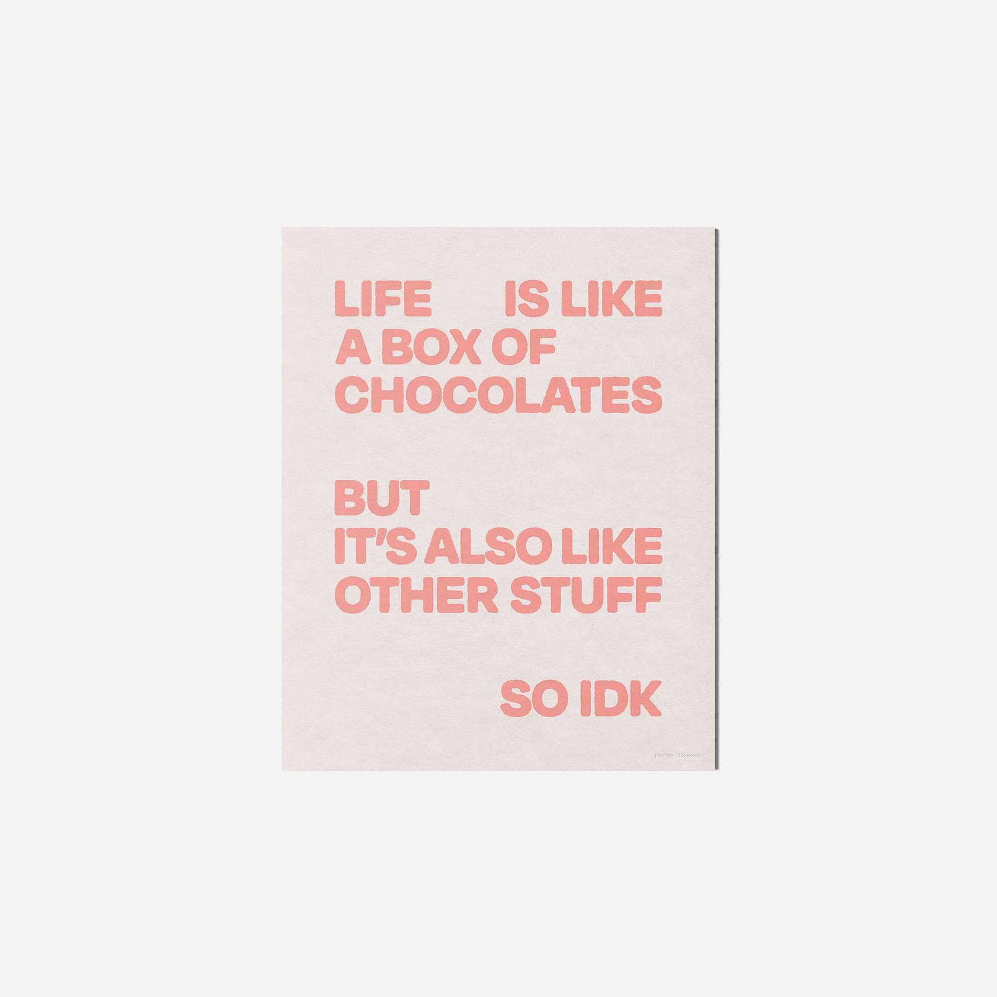 CHOCOLATES PRINT