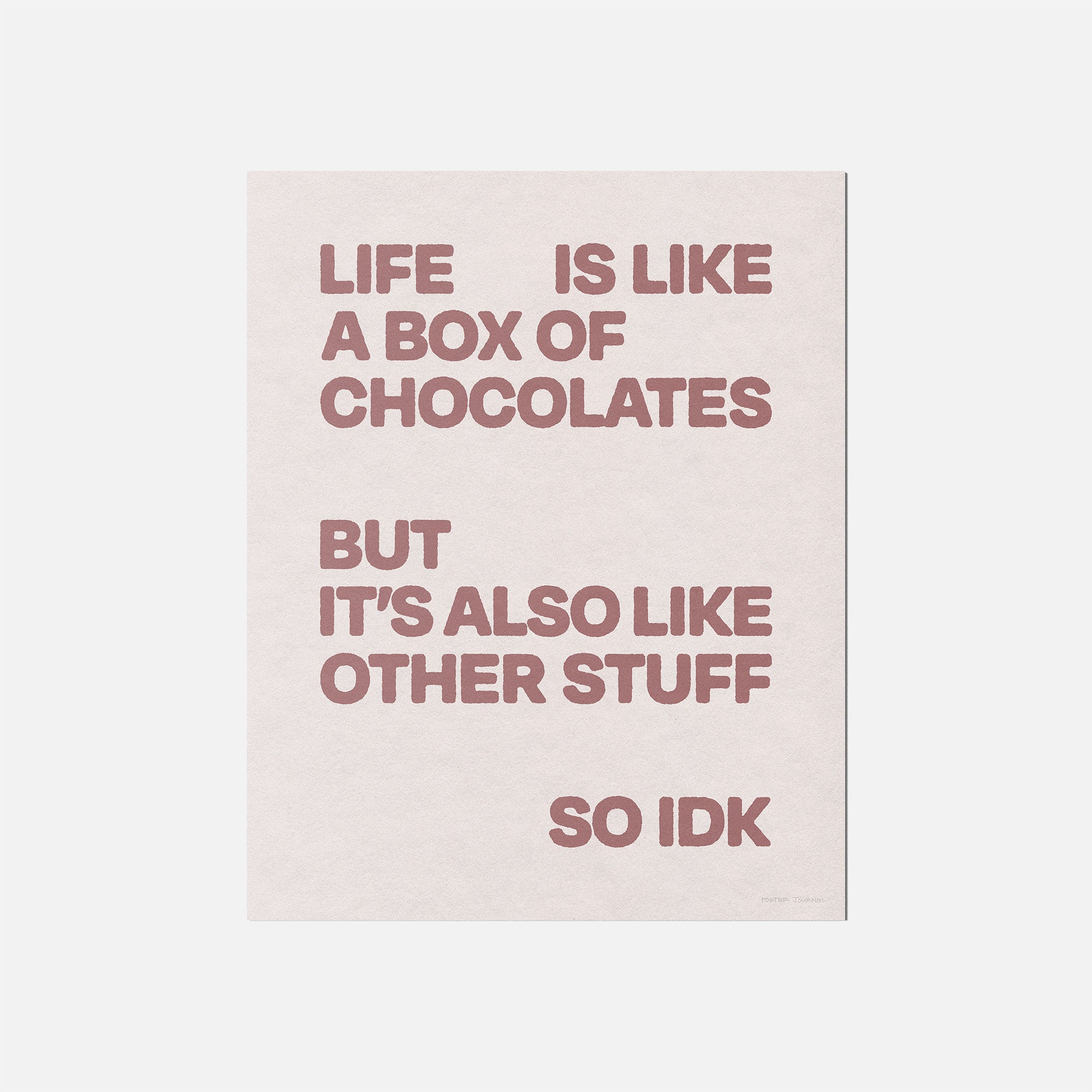 CHOCOLATES PRINT