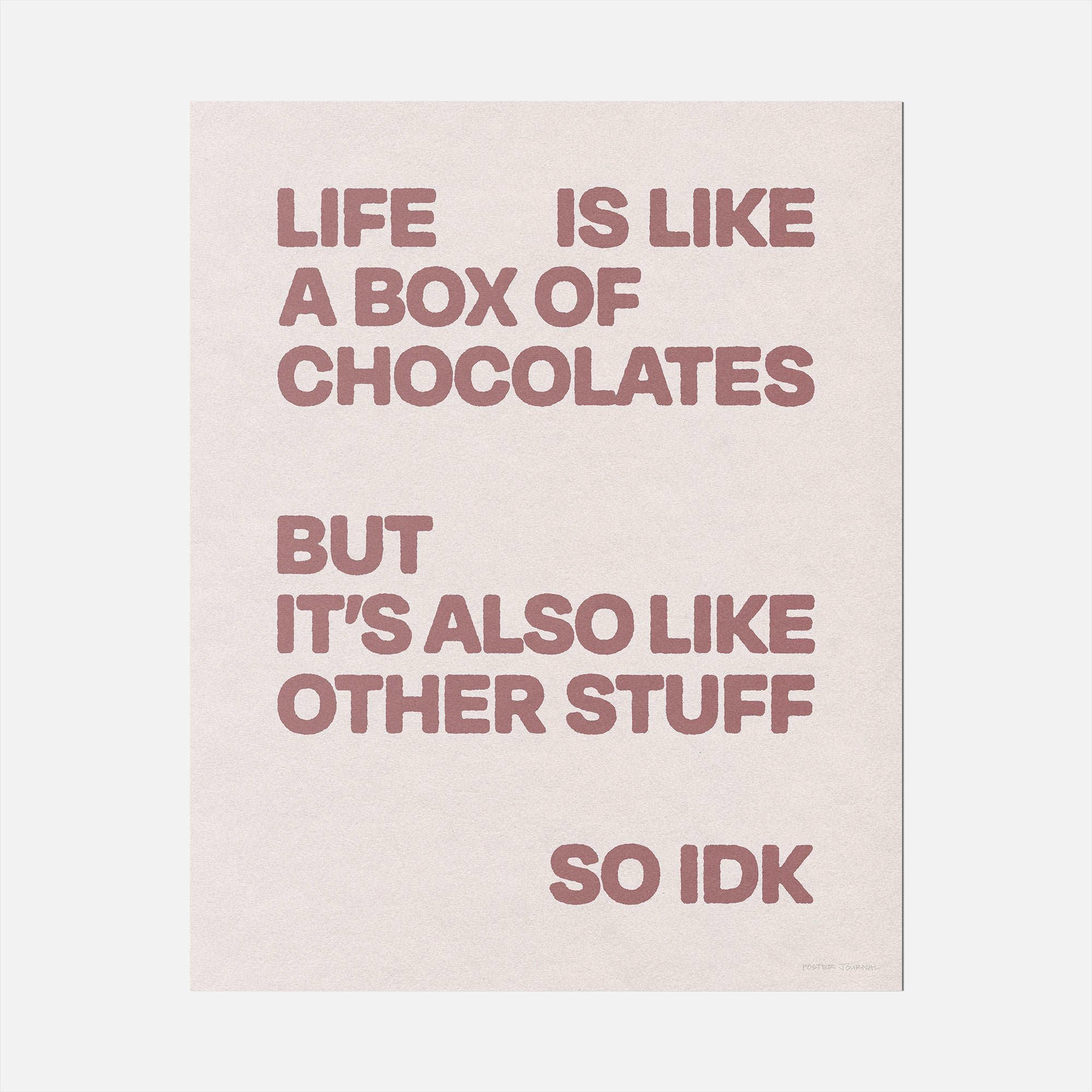 CHOCOLATES PRINT